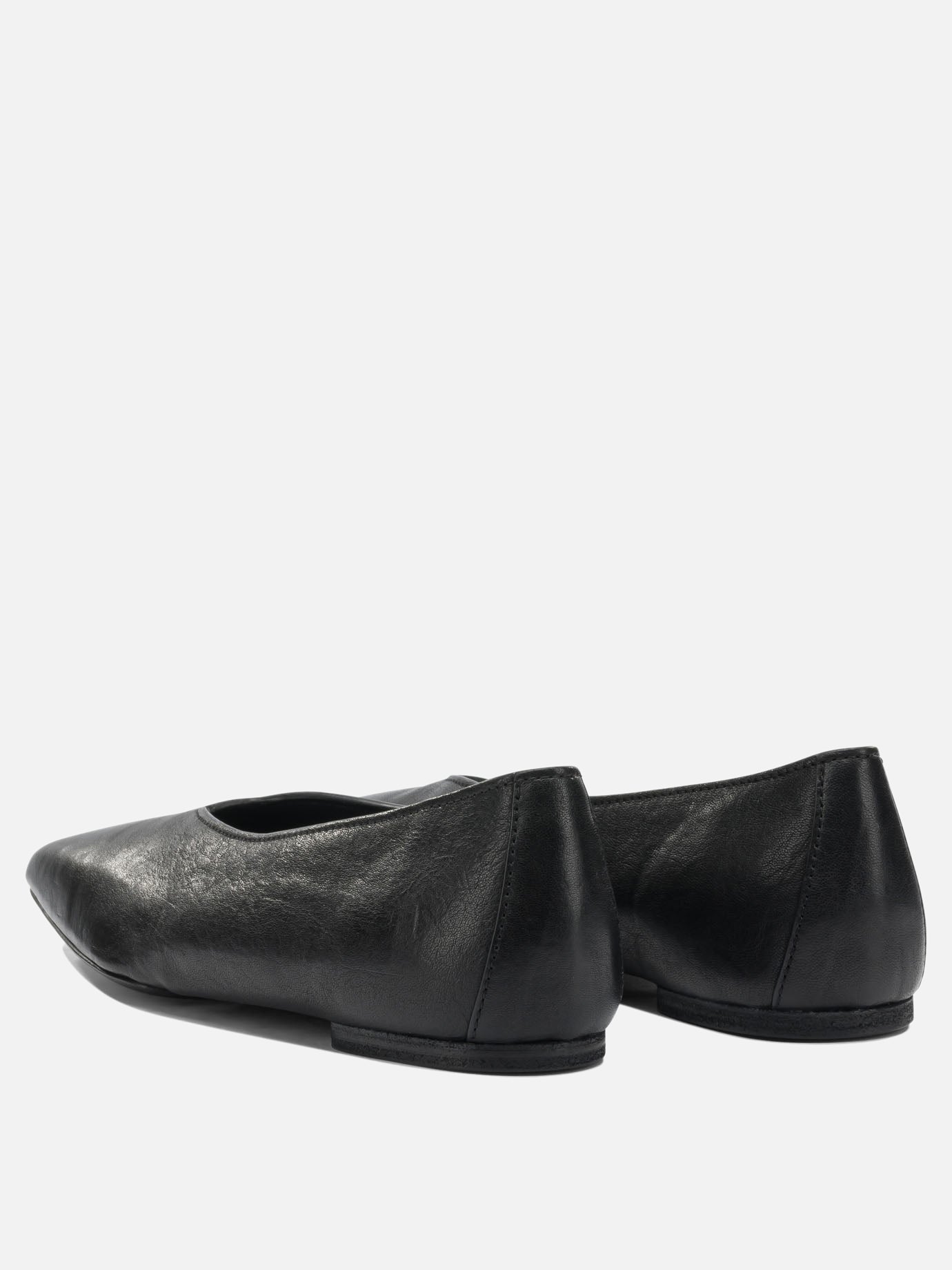 Classic ballet flats 100% ram leather - 100% cow leather  Black - Rick Owens Women | PDP | VIETTI Online Store | Zoom-Modal_4
