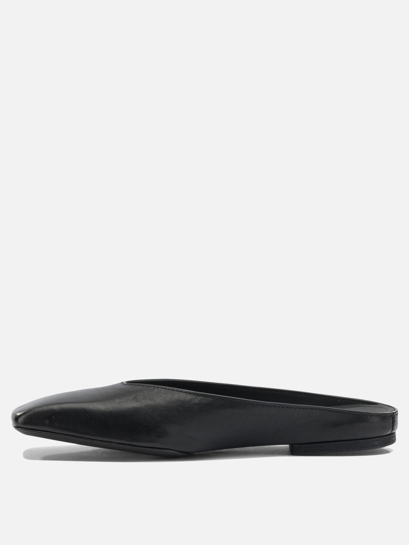 Slippers 100% ram leather - 100% cow leather  Black - Rick Owens Women | PDP | VIETTI Online Store | thumbnail_3