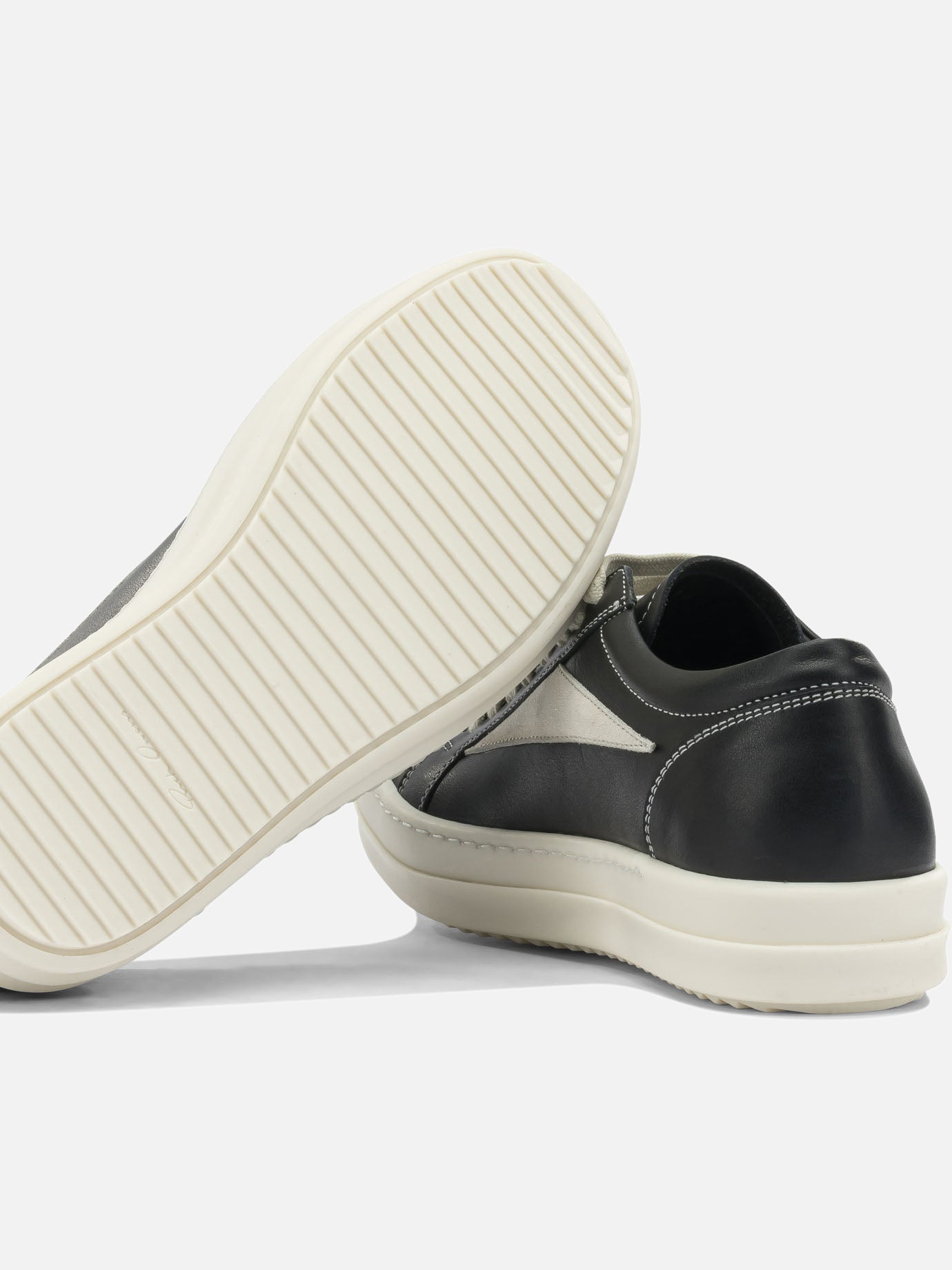 Low top sneakers 100% cow leather - 100% thermoplastic rubber  Black - Rick Owens Women | PDP | VIETTI Online Store | Zoom-Modal_5
