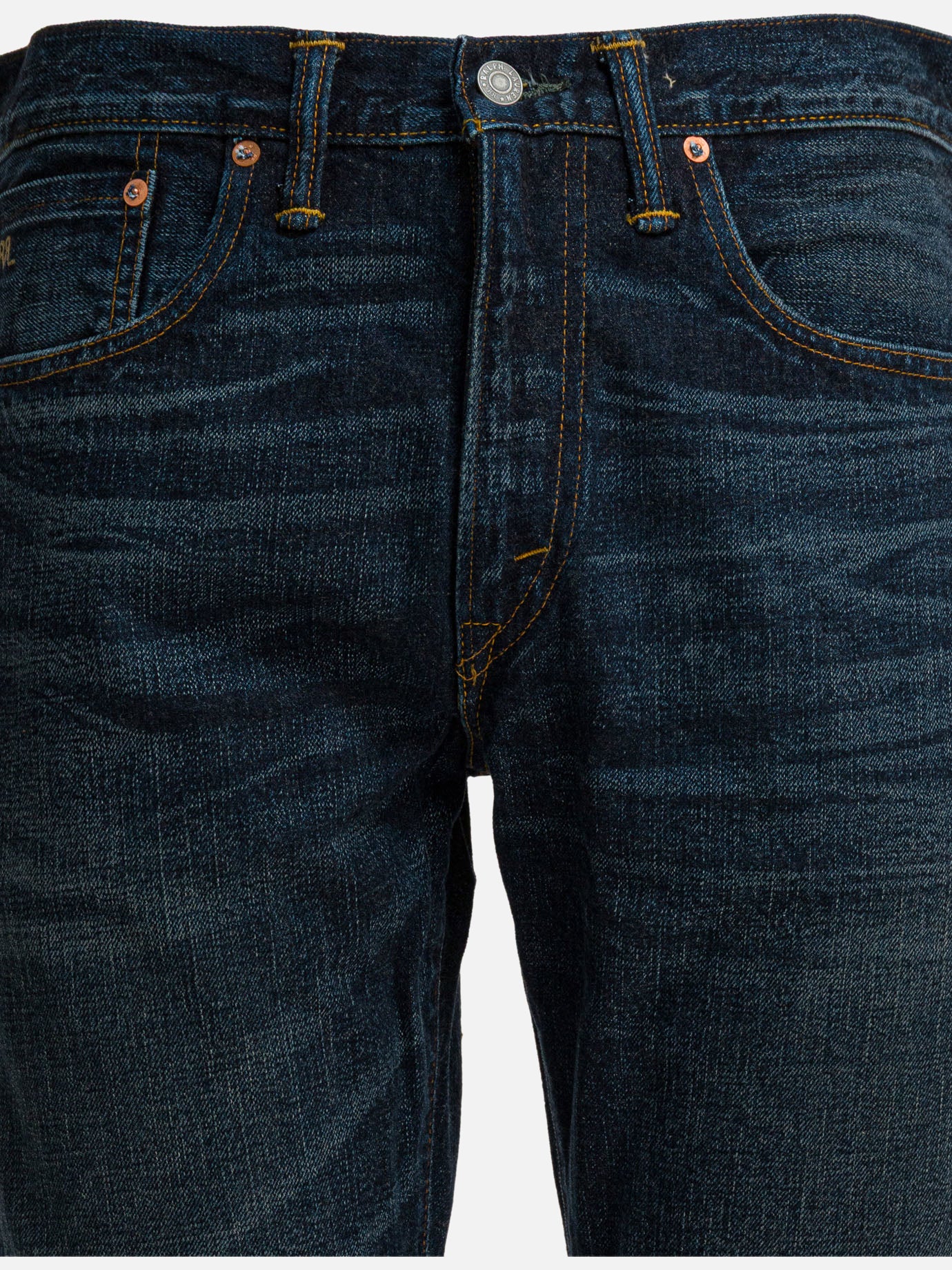 Straight-leg jeans Solid colour  Blue - RRL by Ralph Lauren Men | PDP | VIETTI Online Store | Zoom-Modal_3

