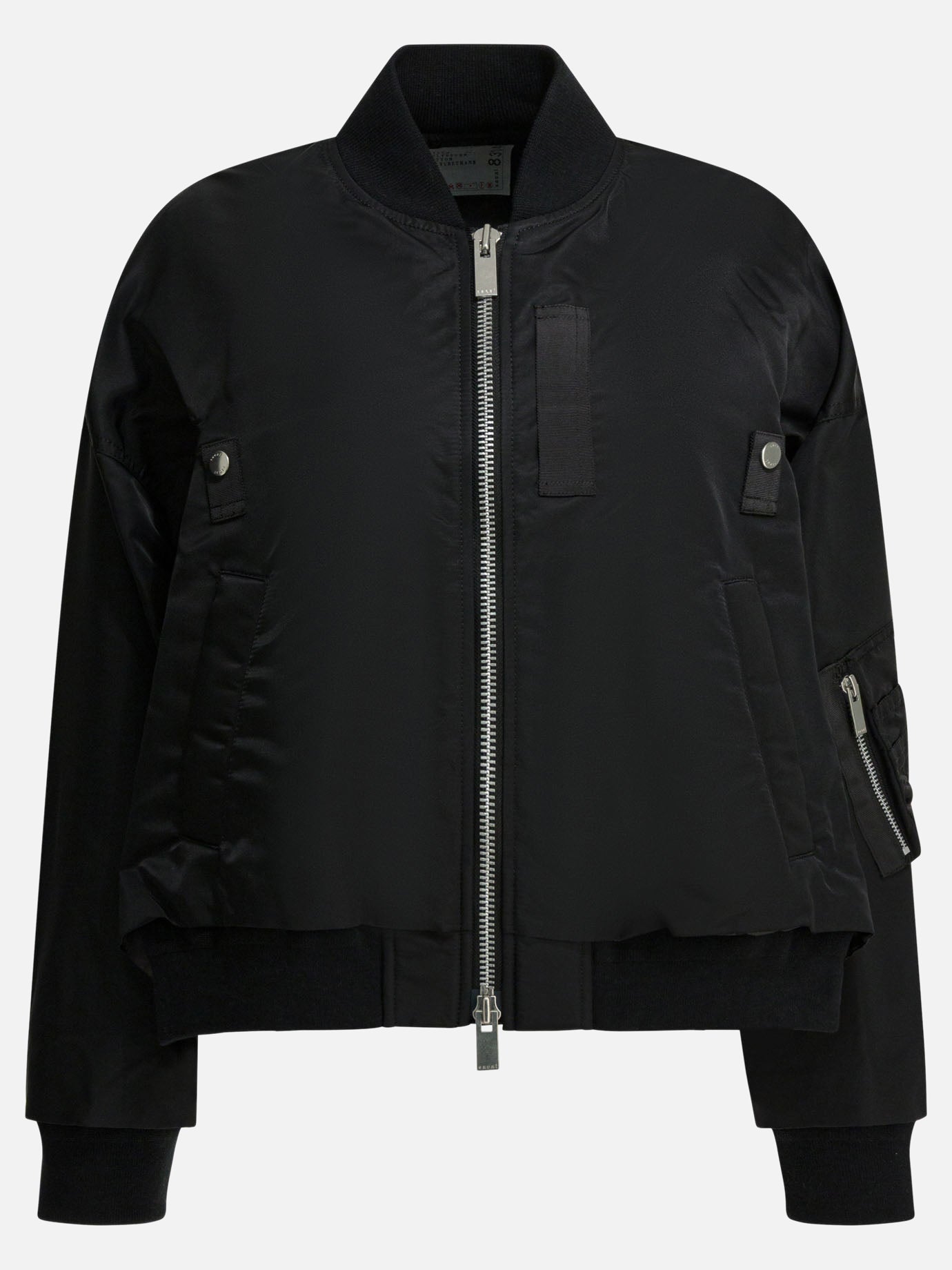 Bomber jackets Solid colour  Black - Sacai Women | PDP | VIETTI Online Store | Zoom-Modal

