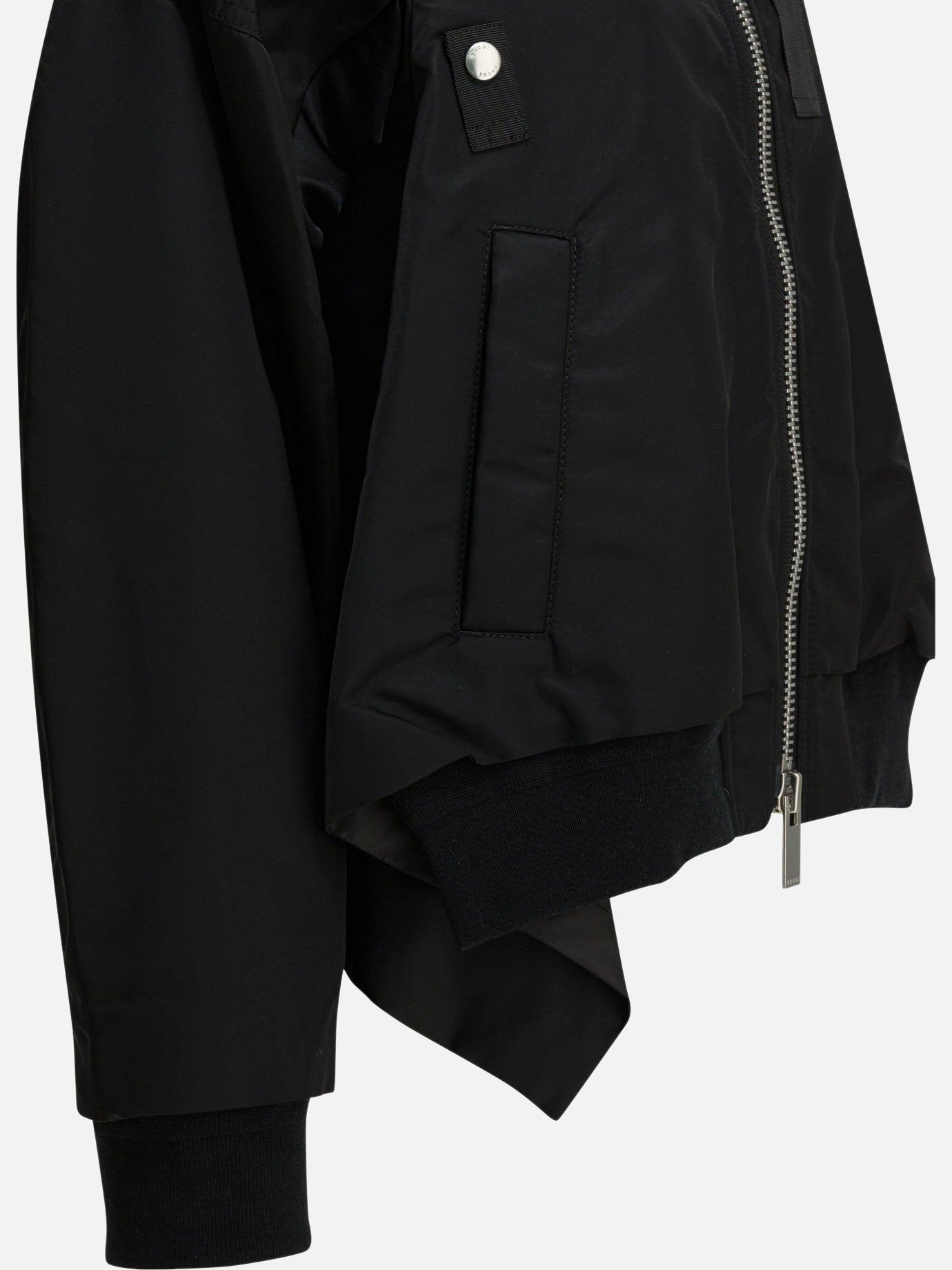 Bomber jackets Solid colour  Black - Sacai Women | PDP | VIETTI Online Store | Zoom-Modal_3
