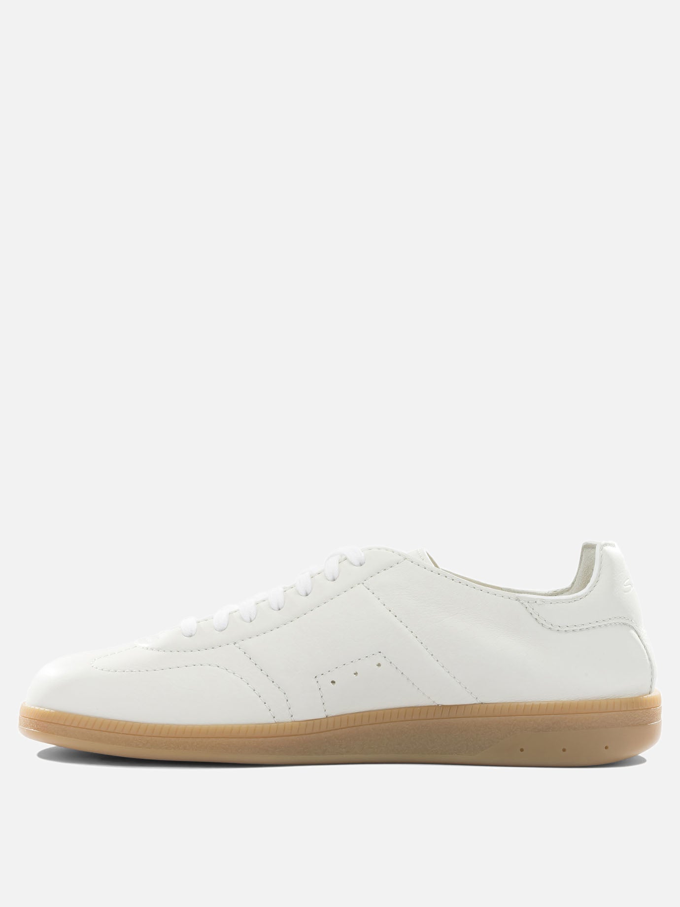 Low top sneakers 100% leather - 100% rubber  White - Santoni Men | PDP | VIETTI Online Store | Zoom-Modal_3
