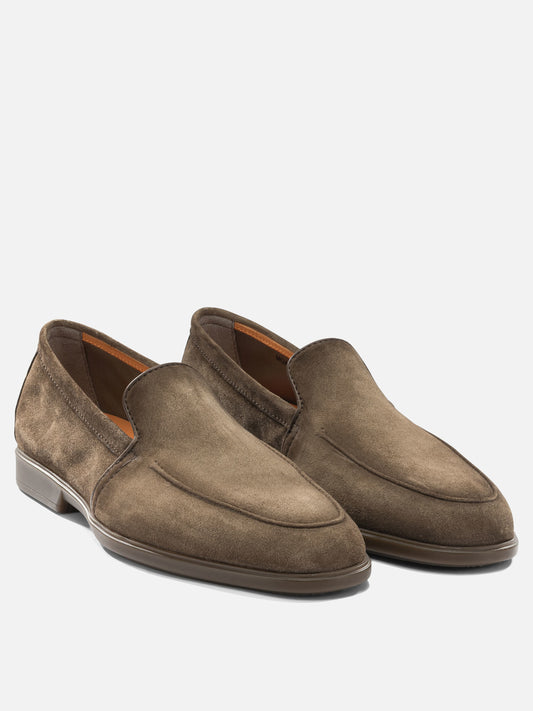 Loafers 100% suede - 100% rubber  Brown - Santoni Men | PLP | VIETTI Online Store | 2
