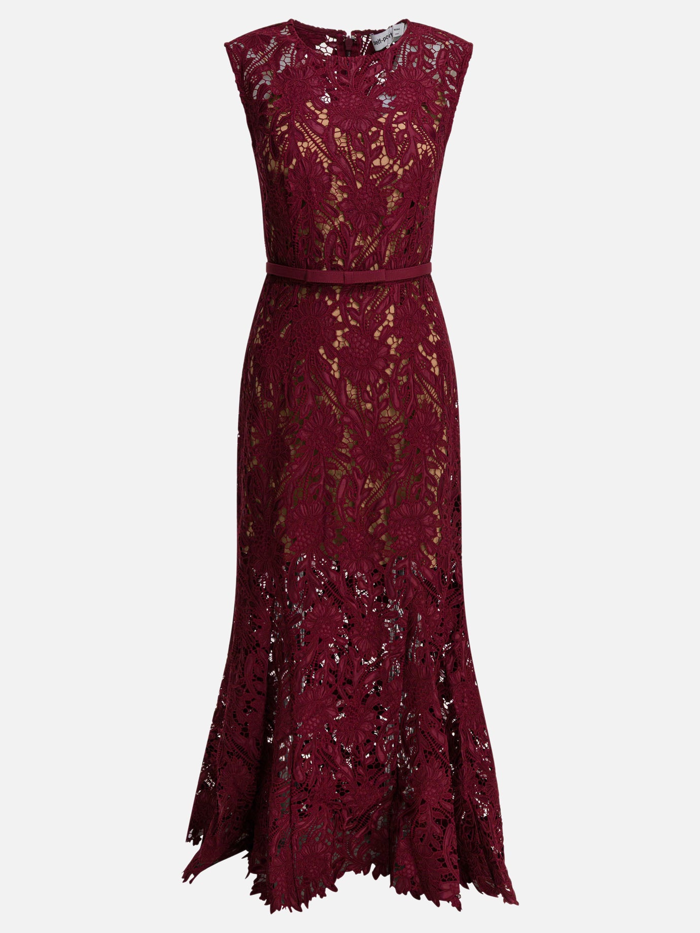 Midi dresses Solid colour  Red - Self-portrait Women | PDP | VIETTI Online Store | Zoom-Modal
