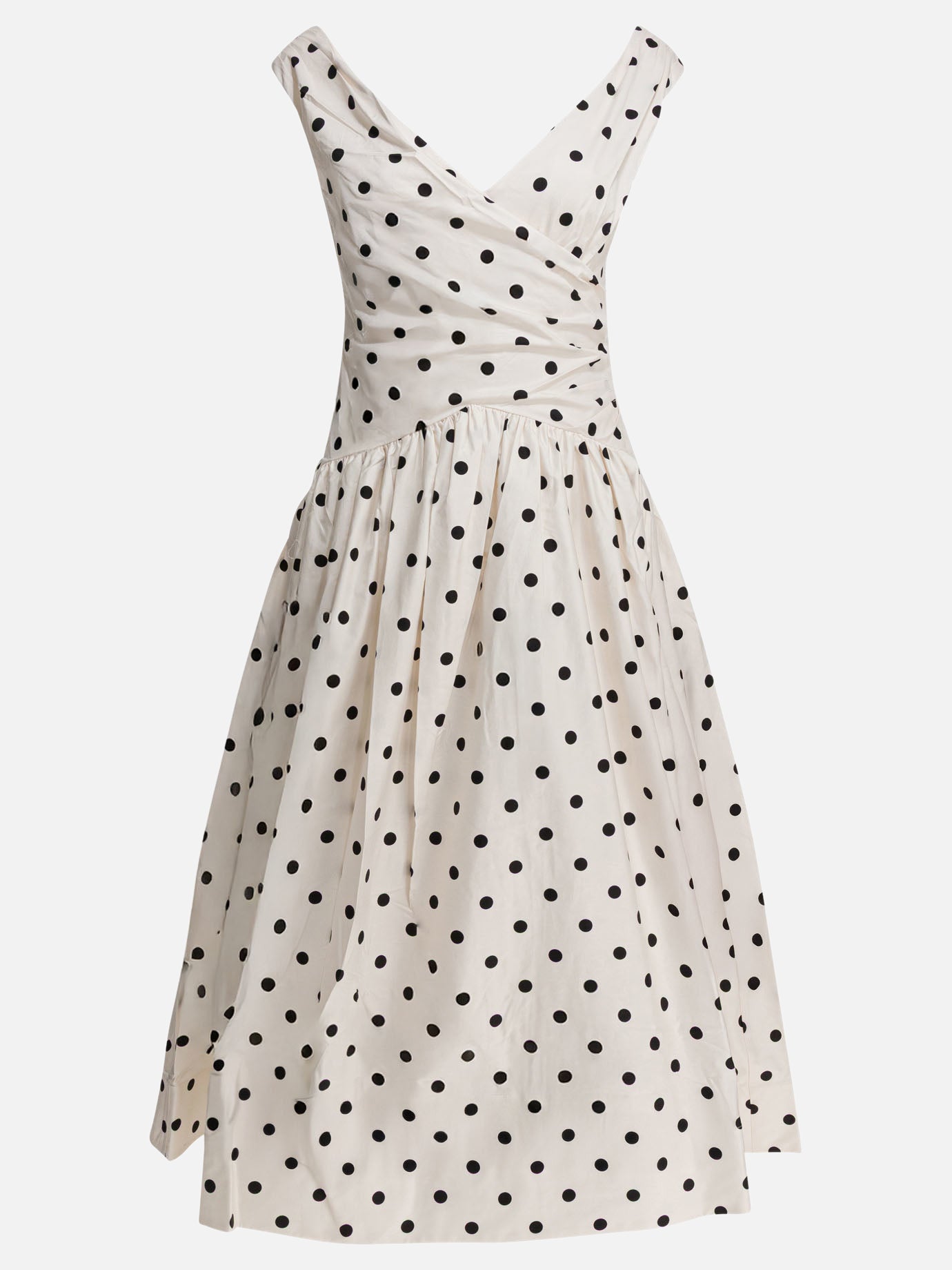 Midi dresses Polka dots  White - Self-portrait Women | PDP | VIETTI Online Store | thumbnail
