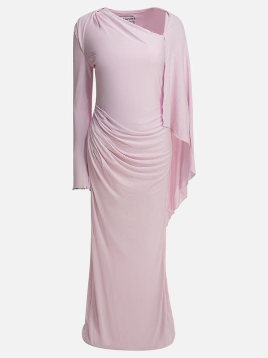 Long dresses Solid colour  Pink - Self-portrait Women | PLP | VIETTI Online Store 
