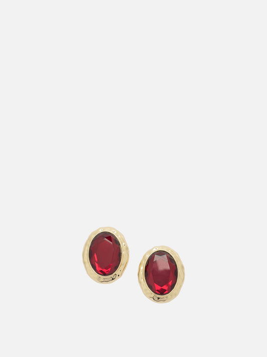 Earrings 100% brass  Red - Self-portrait Women | PDP | VIETTI Online Store 
