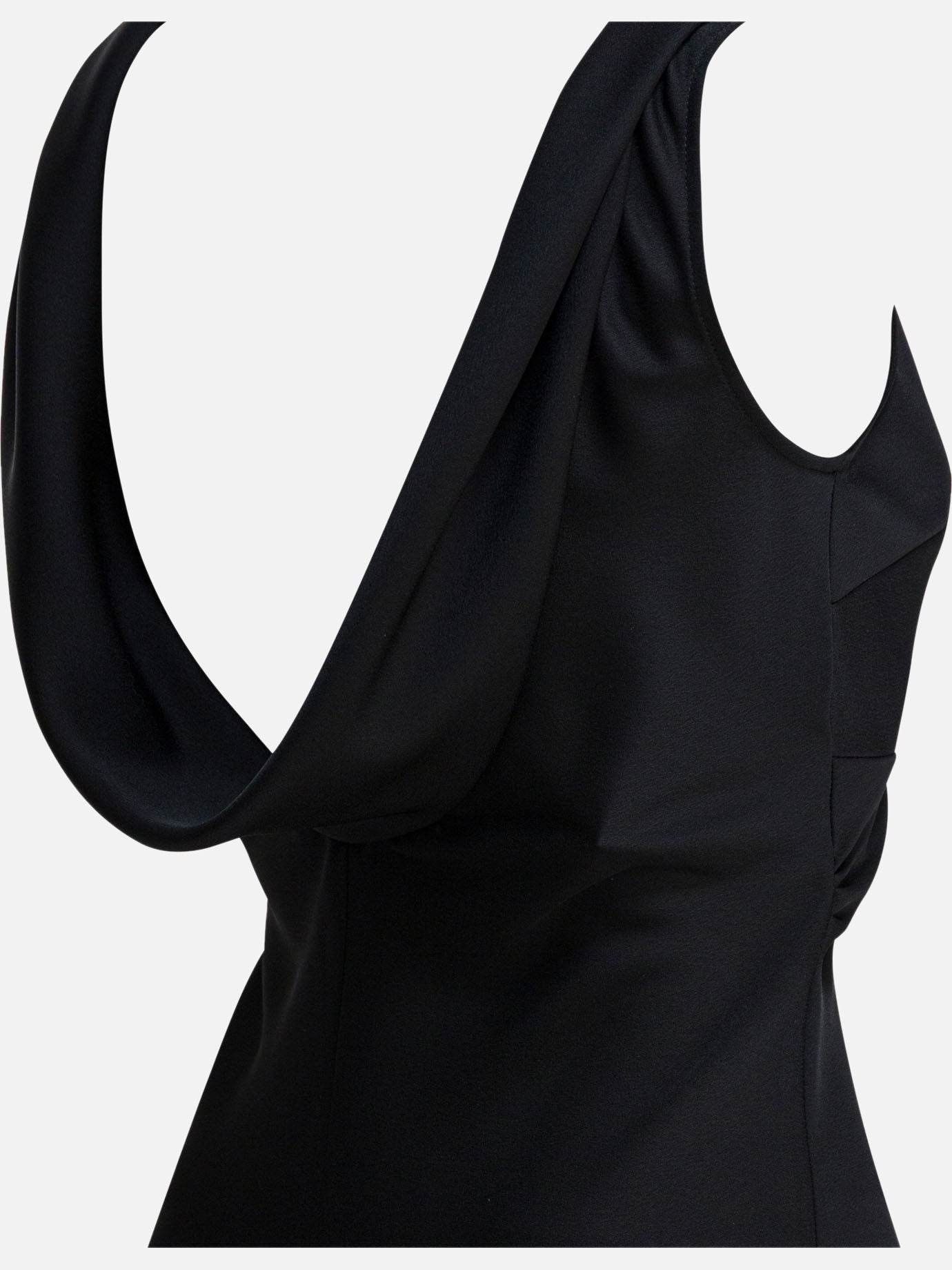 Abiti lunghi Solid colour  Nero - Semper Donna | PDP | VIETTI Online Store | thumbnail_4