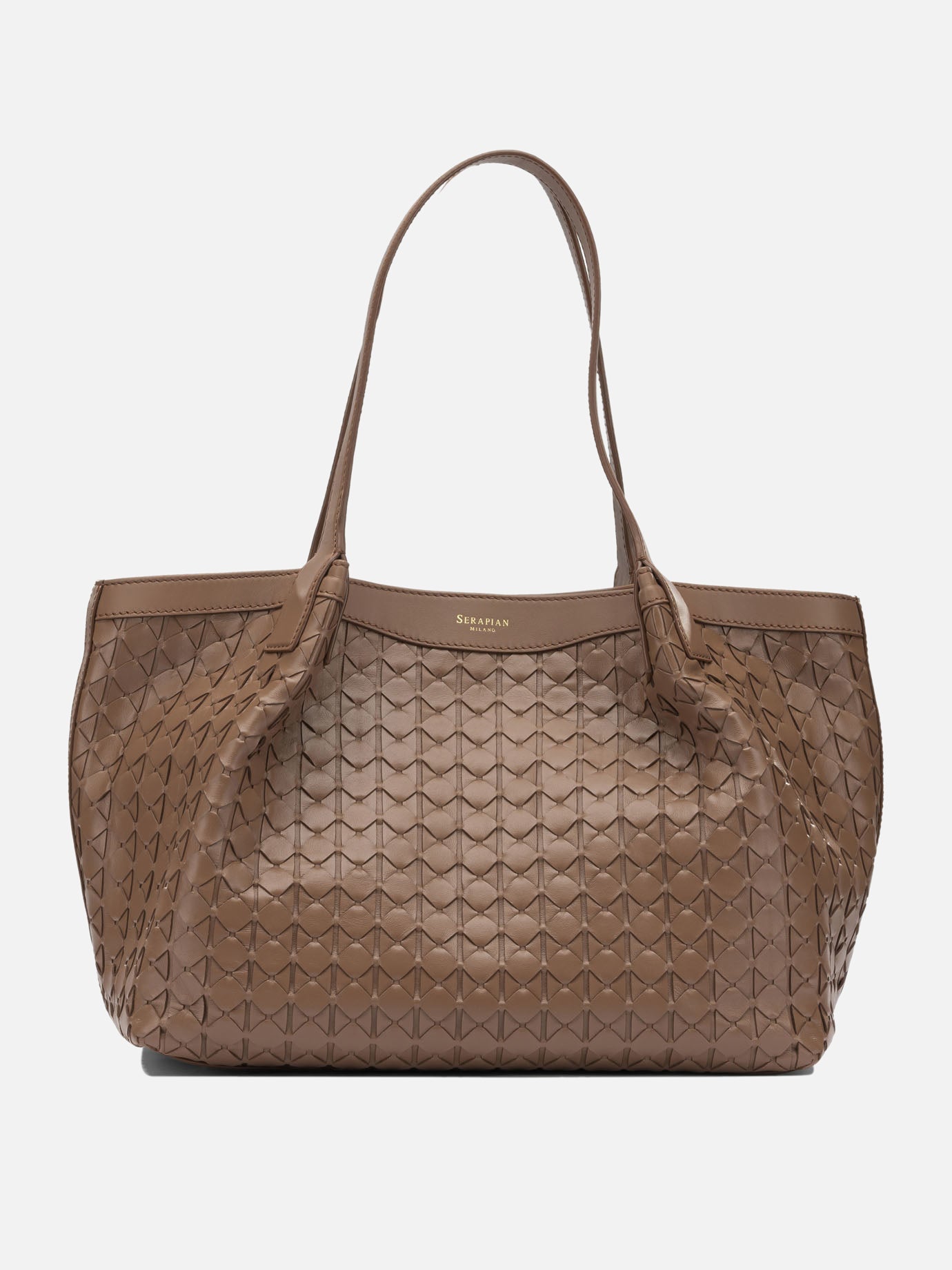 Small bags 100% nappa leather  Brown - Serapian Women | PDP | VIETTI Online Store | Zoom-Modal
