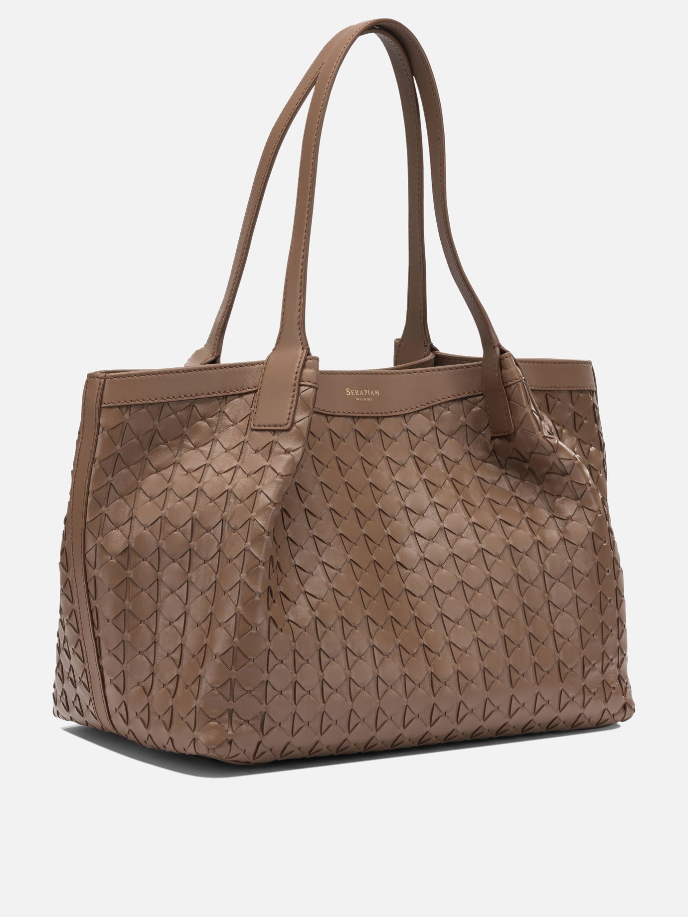 Small bags 100% nappa leather  Brown - Serapian Women | PDP | VIETTI Online Store | Zoom-Modal_2
