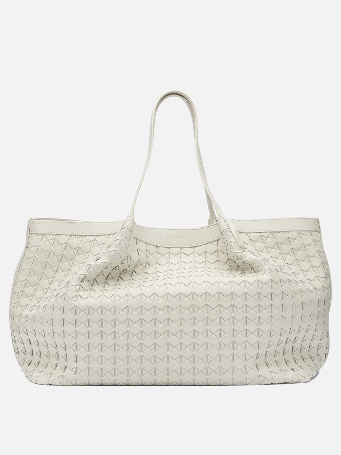 Large bags 100% nappa leather  White - Serapian Women | PDP | VIETTI Online Store | Zoom-Modal
