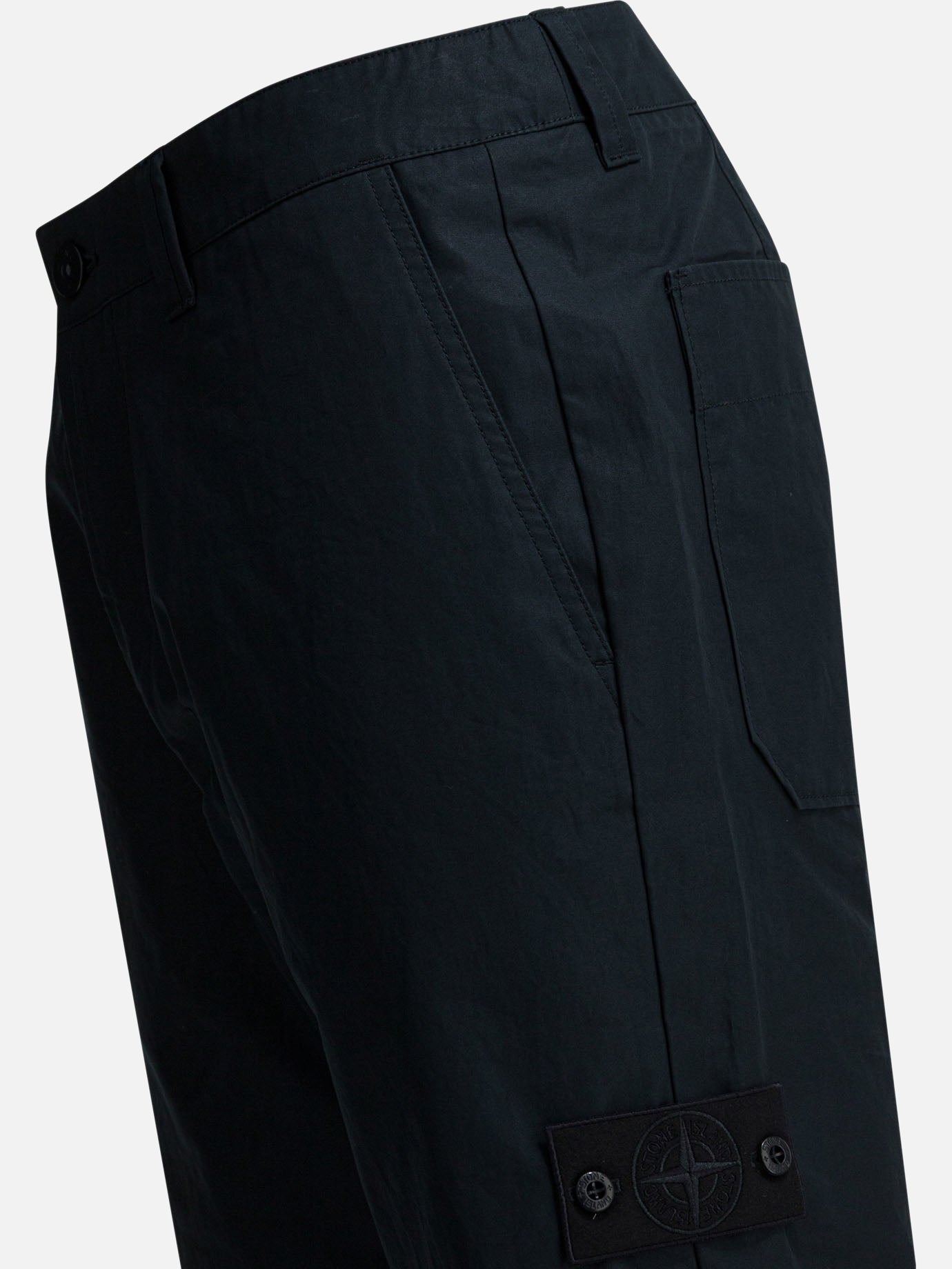 Leisure trousers 100% cotton  Blue - Stone Island Men | PDP | VIETTI Online Store | thumbnail_4