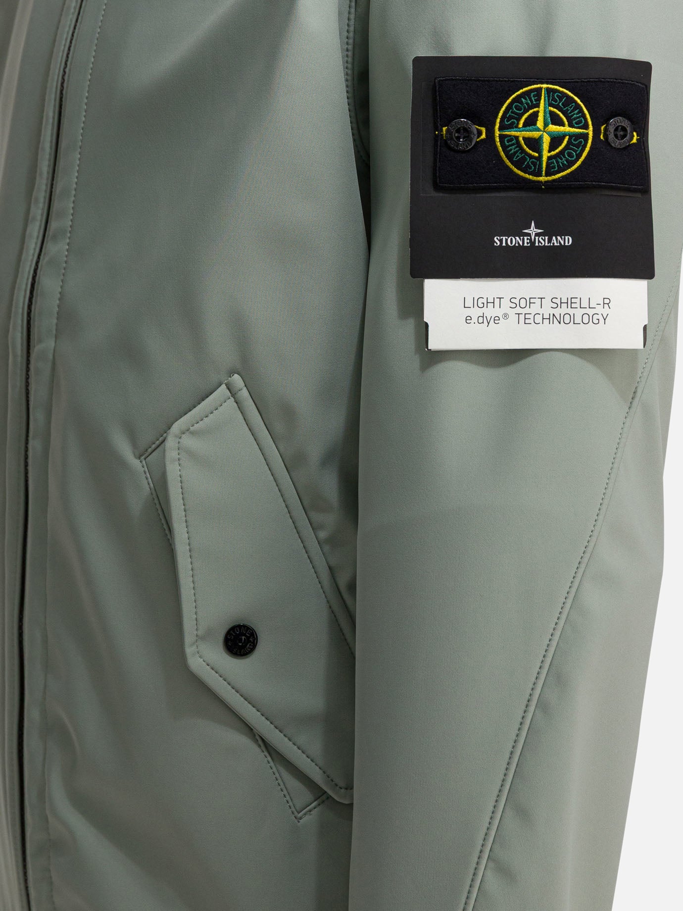 Raincoats & Trench coats Logo  Green - Stone Island Men | PDP | VIETTI Online Store | thumbnail_3
