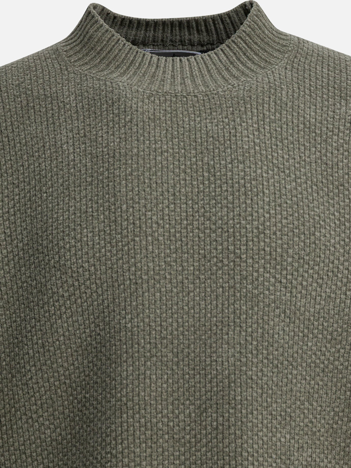 Crewneck sweaters Solid colour  Green - Stone Island Men | PDP | VIETTI Online Store | thumbnail_3