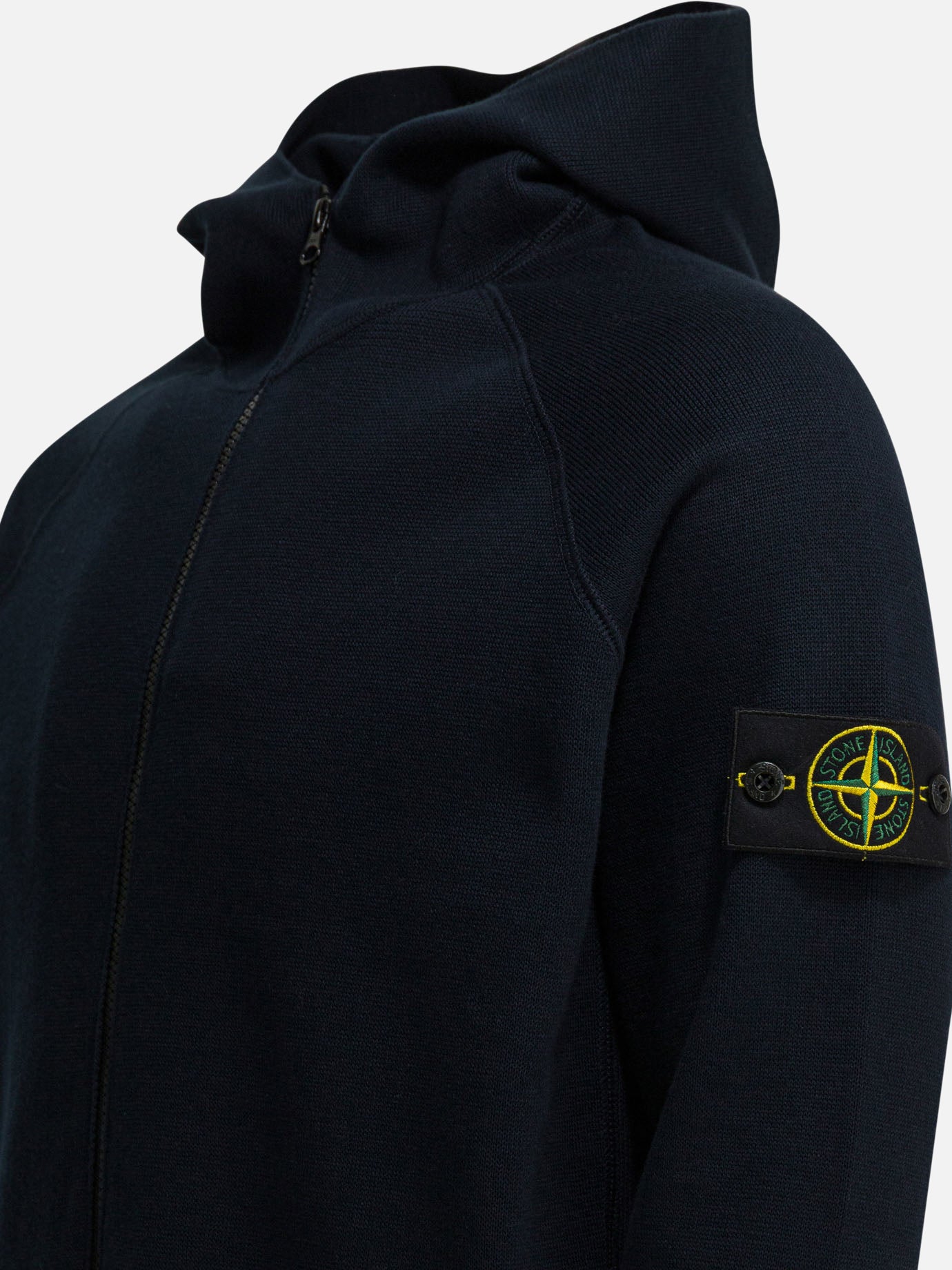Full zip sweatshirts Logo  Blue - Stone Island Men | PDP | VIETTI Online Store | thumbnail_4
