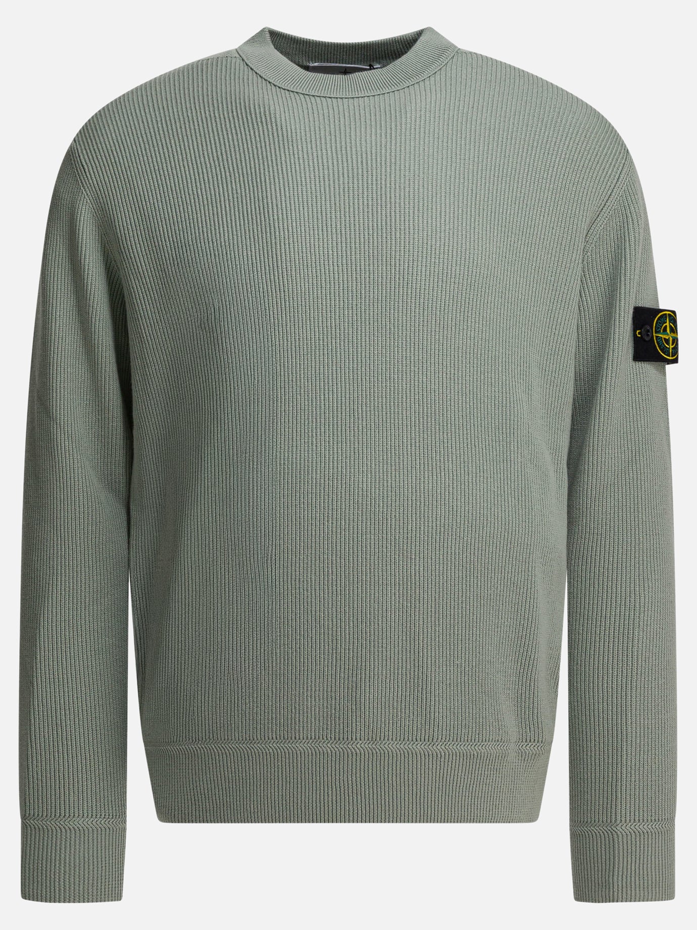 Crewneck sweaters Logo  Green - Stone Island Men | PDP | VIETTI Online Store | Zoom-Modal
