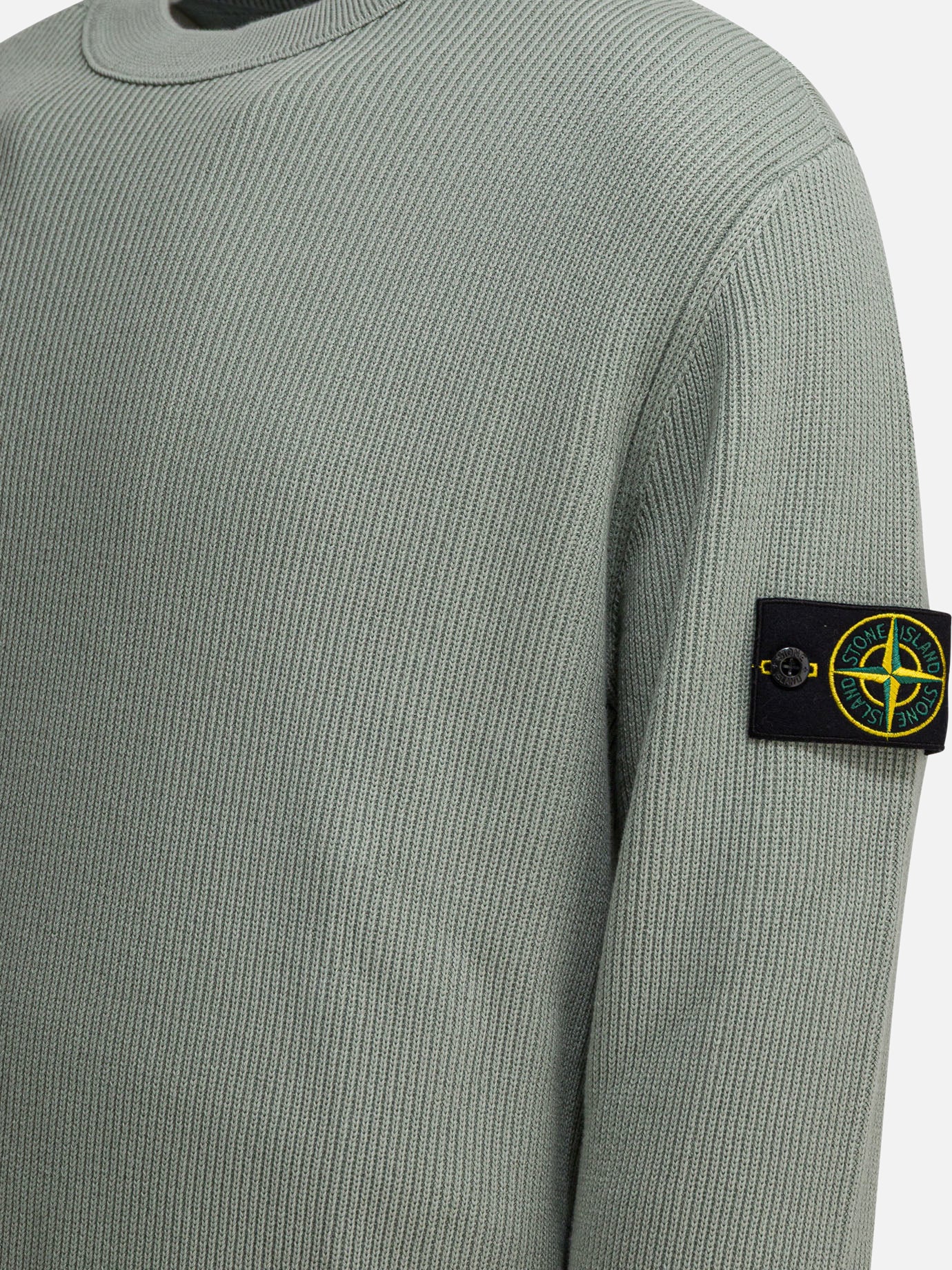 Crewneck sweaters Logo  Green - Stone Island Men | PDP | VIETTI Online Store | thumbnail_4