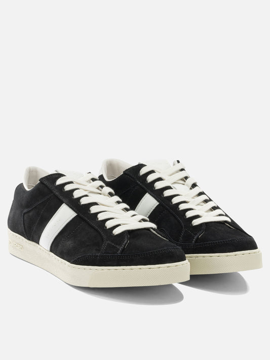 Sneaker basse 100% suede - 100% rubber  Nero - Tom Ford Uomo | PLP | VIETTI Online Store | 2
