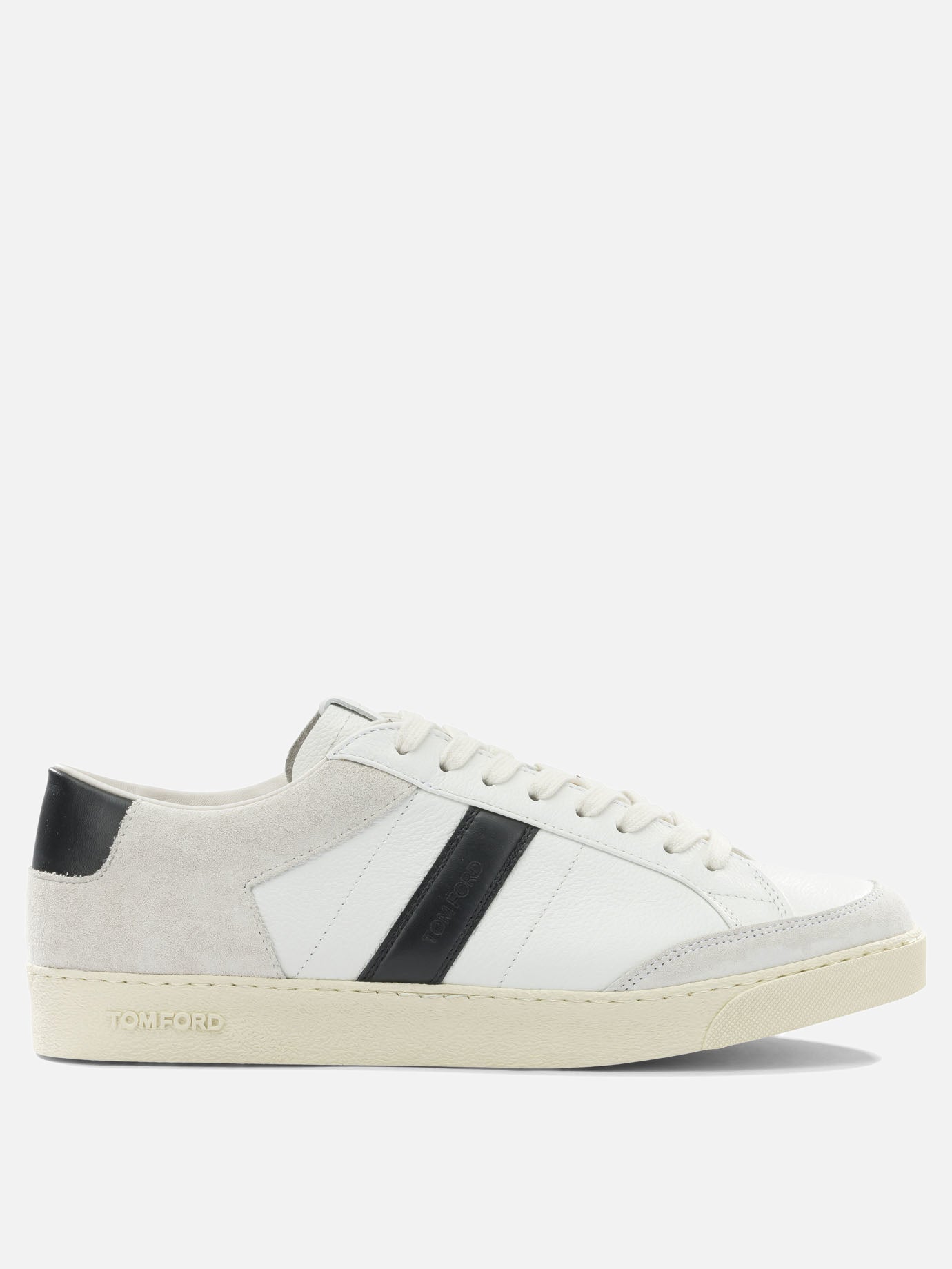 Low top sneakers 100% leather - 100% rubber  White - Tom Ford Men | PDP | VIETTI Online Store | Zoom-Modal
