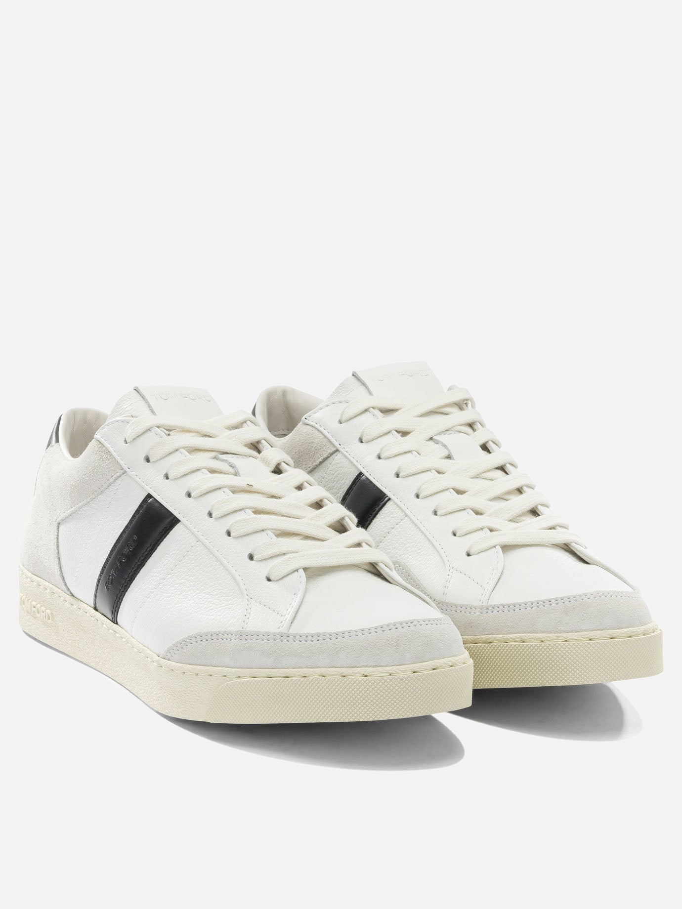 Low top sneakers 100% leather - 100% rubber  White - Tom Ford Men | PDP | VIETTI Online Store | Zoom-Modal_2

