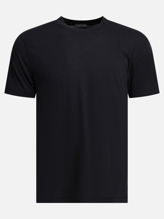 Crewneck t-shirts Solid colour  Black - Tom Ford Men | PDP | VIETTI Online Store 
