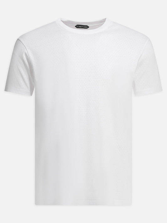 Crewneck t-shirts 100% cotton  White - Tom Ford Men | PDP | VIETTI Online Store 
