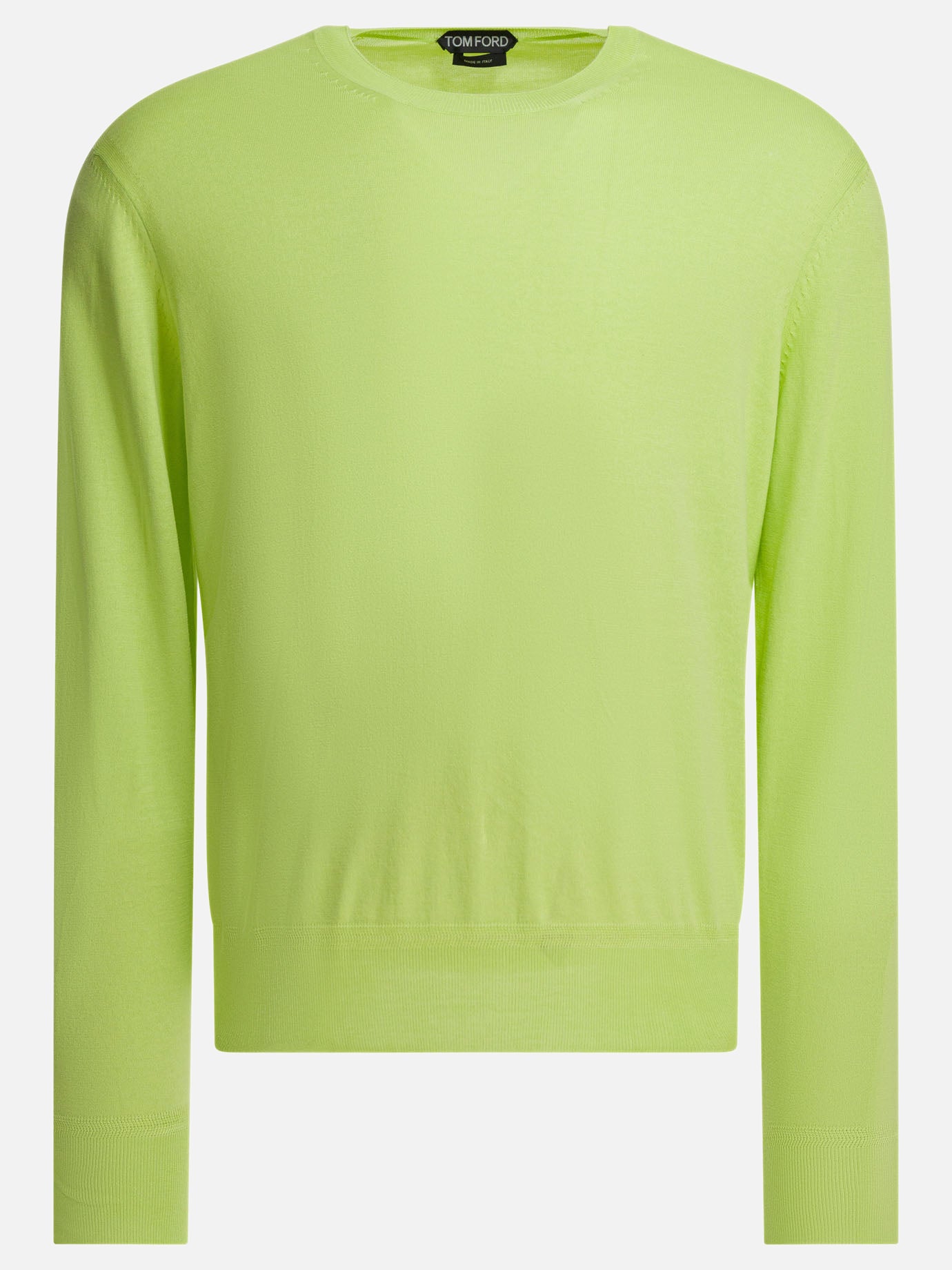 Crewneck sweaters Solid colour  Green - Tom Ford Men | PDP | VIETTI Online Store | Zoom-Modal
