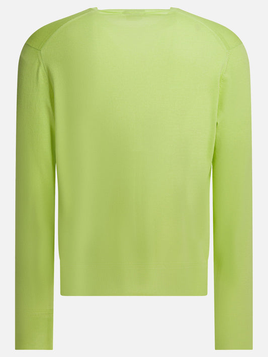 Crewneck sweaters Solid colour  Green - Tom Ford Men | PLP | VIETTI Online Store | 2
