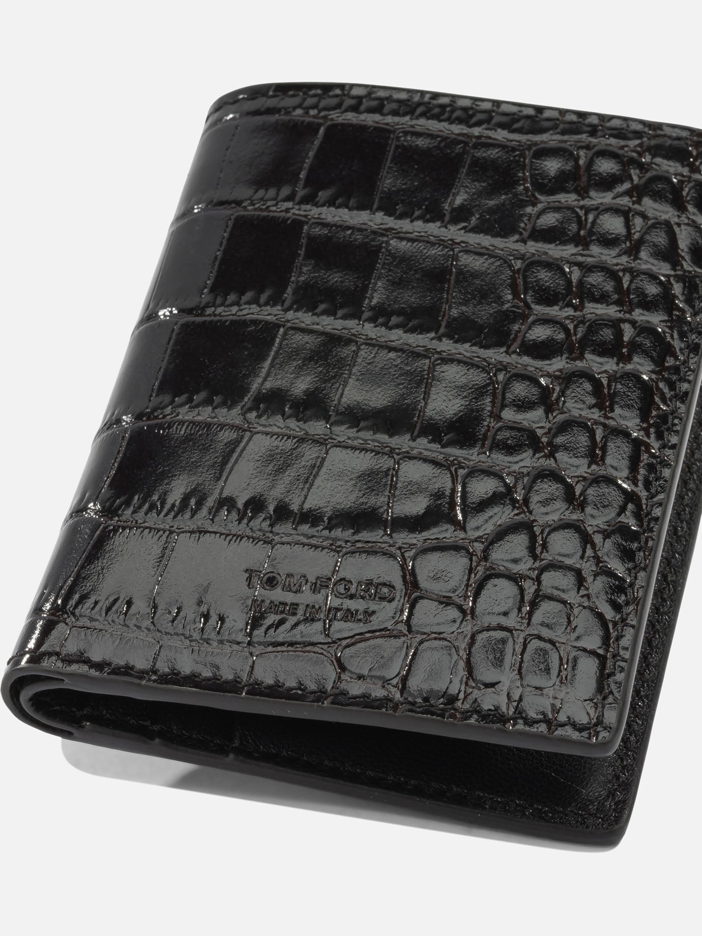 Card holders 100% calf leather - 100 sheep leather  Brown - Tom Ford Men | PDP | VIETTI Online Store | thumbnail_4