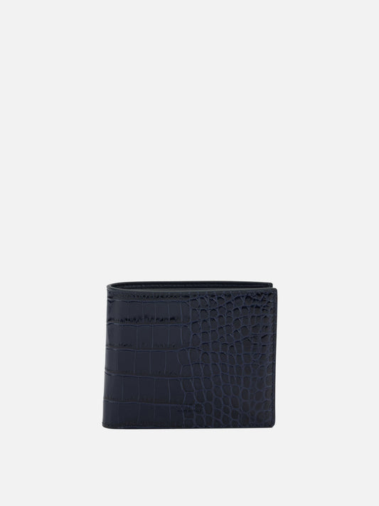 Wallets 100% calf leather  Blue - Tom Ford Men | VIETTI Online Store 
