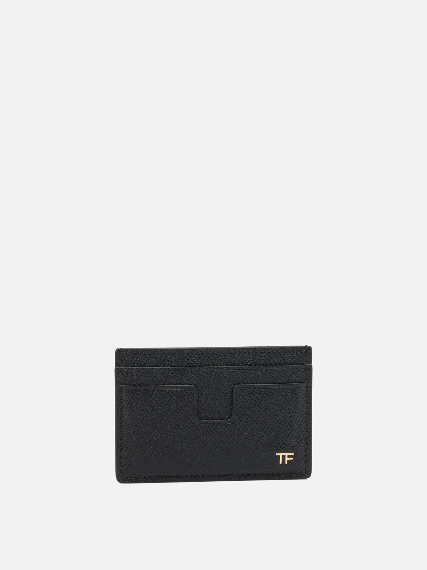 Portacarte 100% calf leather  Nero - Tom Ford Uomo | PDP | VIETTI Online Store | thumbnail