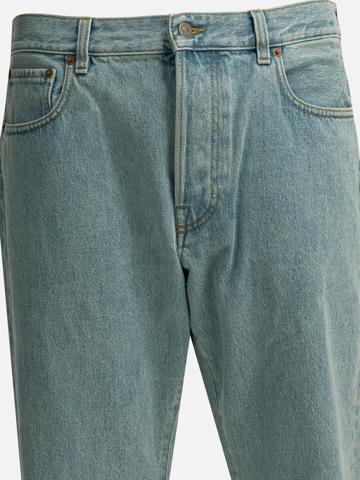 Straight-leg jeans 100% cotton  Light blue - Valentino Men | PDP | VIETTI Online Store | Zoom-Modal_3
