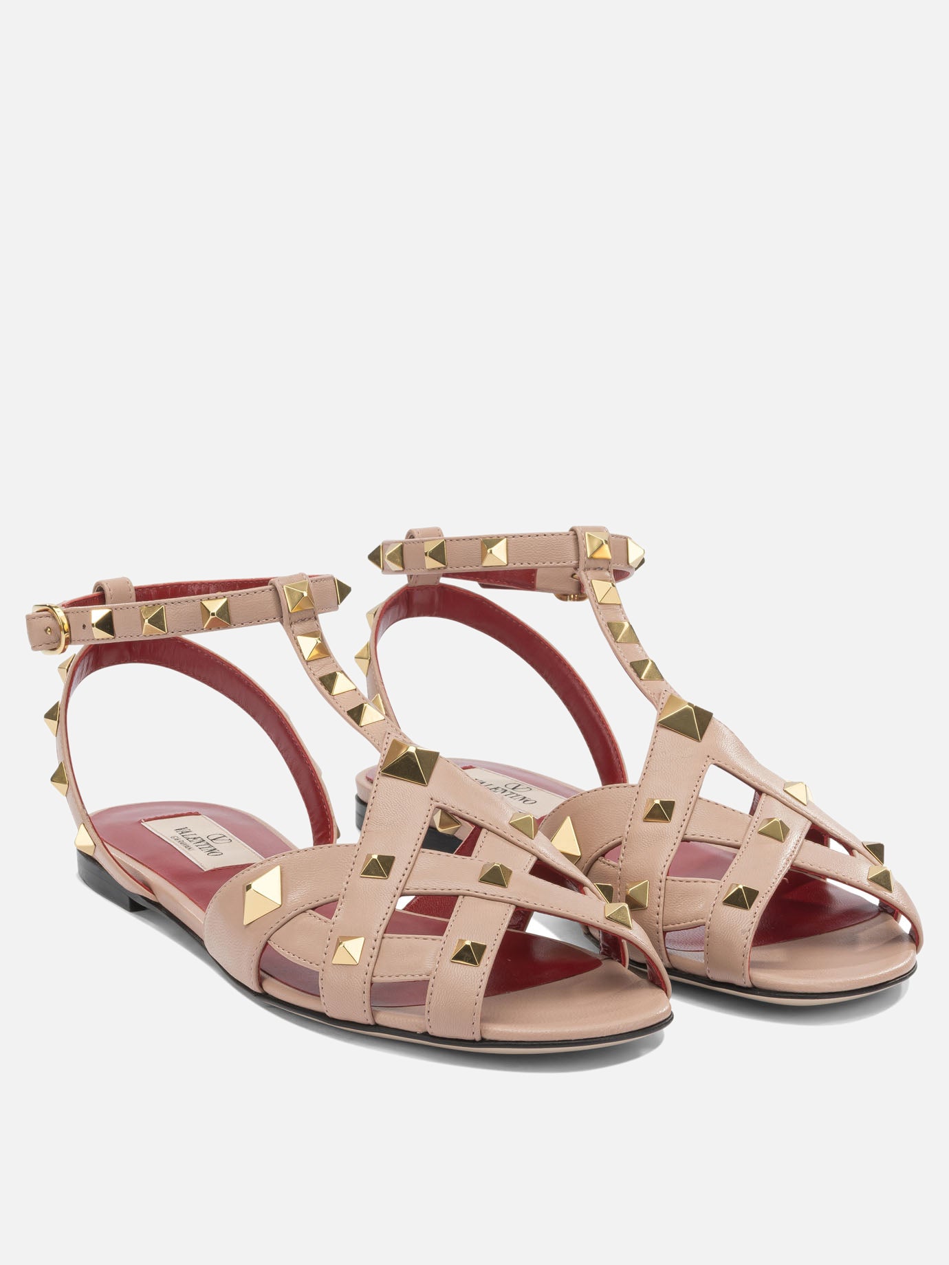 Sandali bassi 100% leather  Rosa - Valentino Garavani Donna | PDP | VIETTI Online Store | Zoom-Modal_2
