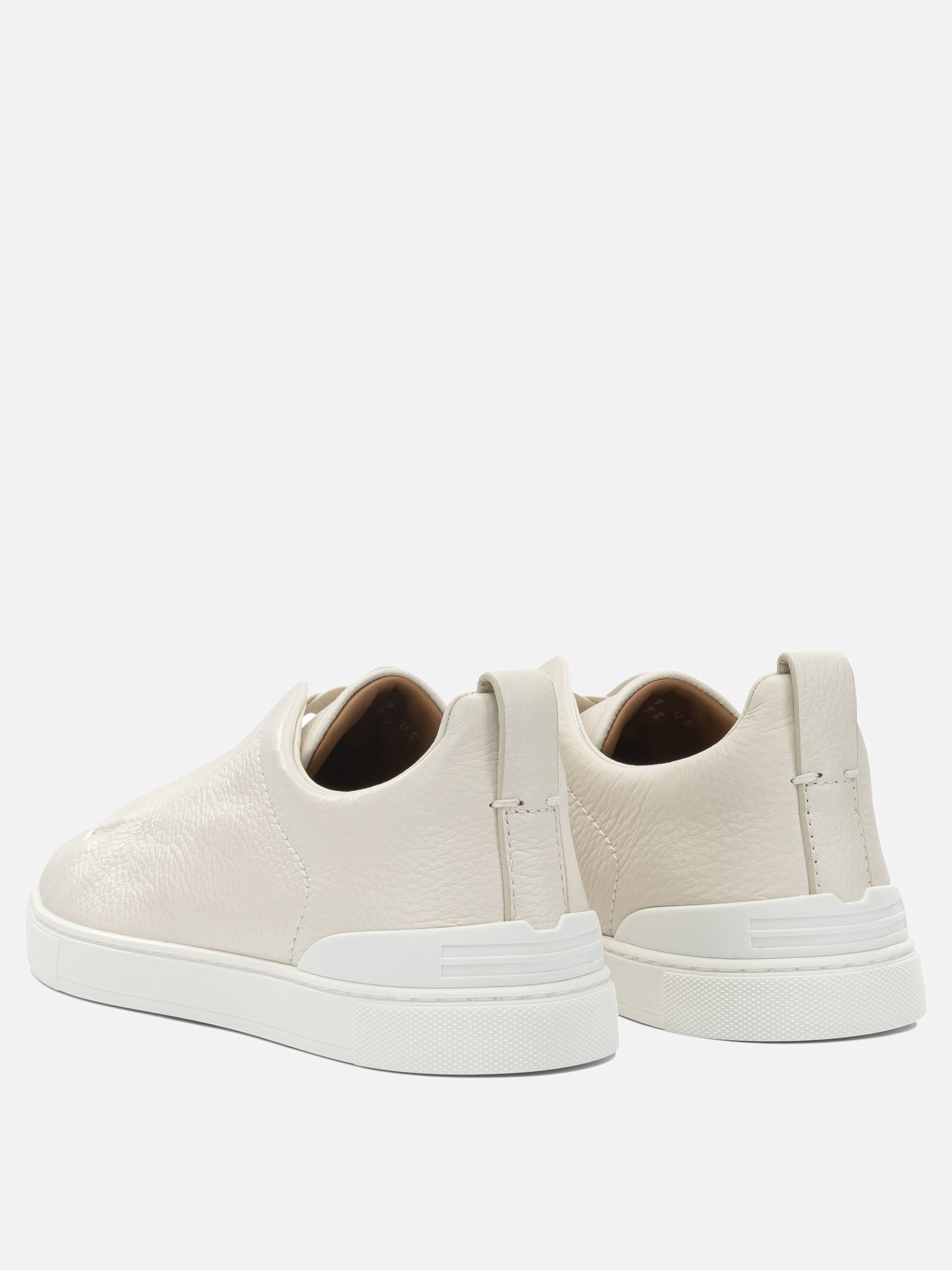 Sneaker basse 100% leather - 100% rubber  Bianco - Zegna Uomo | PDP | VIETTI Online Store | Zoom-Modal_4
