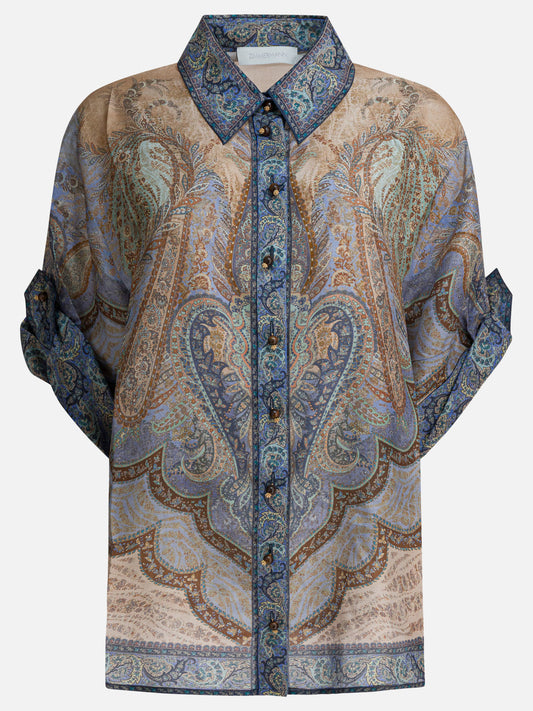 Camicie casual Paisley  Azzurro - Zimmermann Donna | PDP | VIETTI Online Store 
