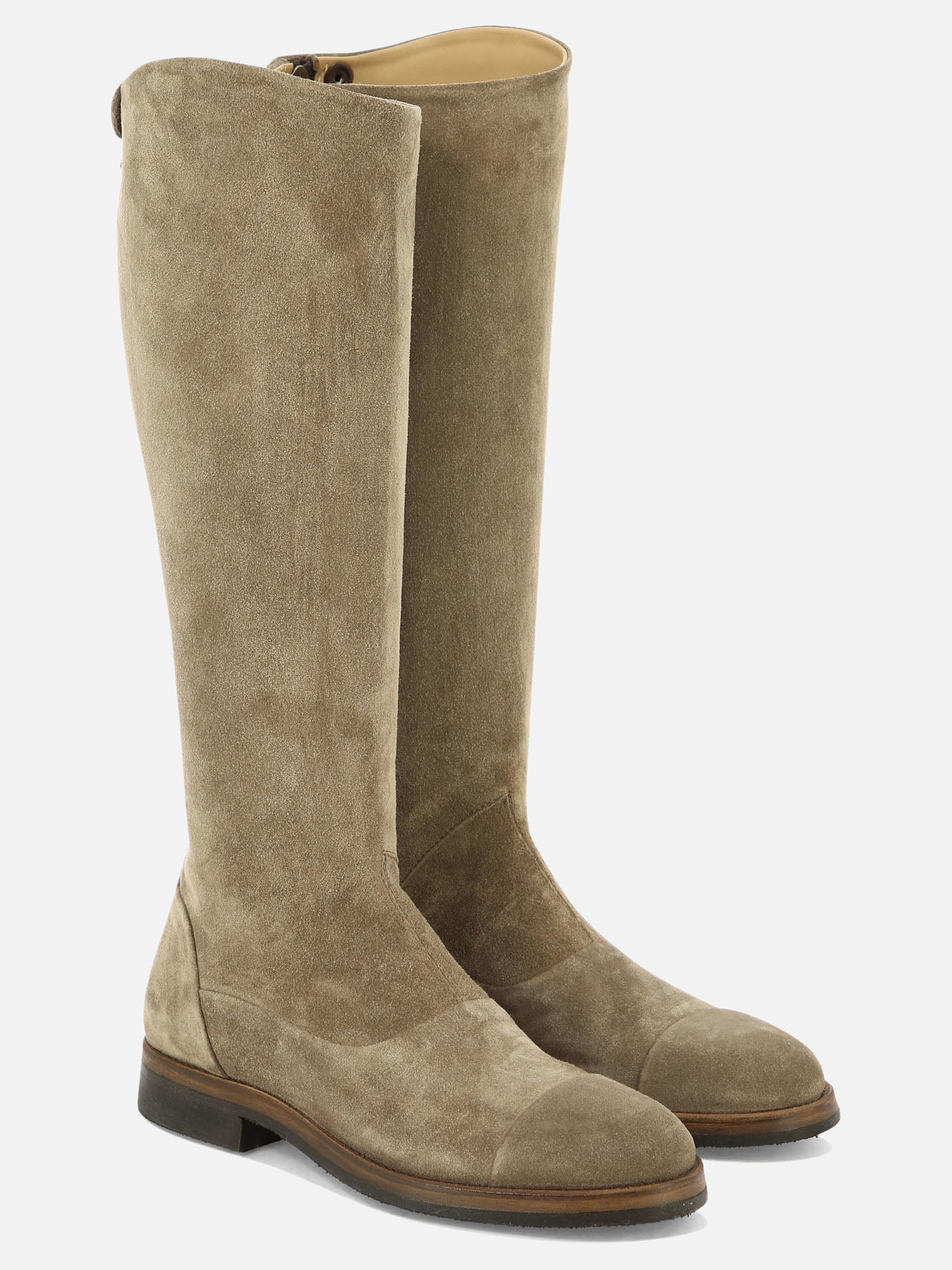 Knee-high 100% scamosciato - 100% gomma  Brown - Alberto Fasciani Women | PDP | VIETTI Online Store | thumbnail_2