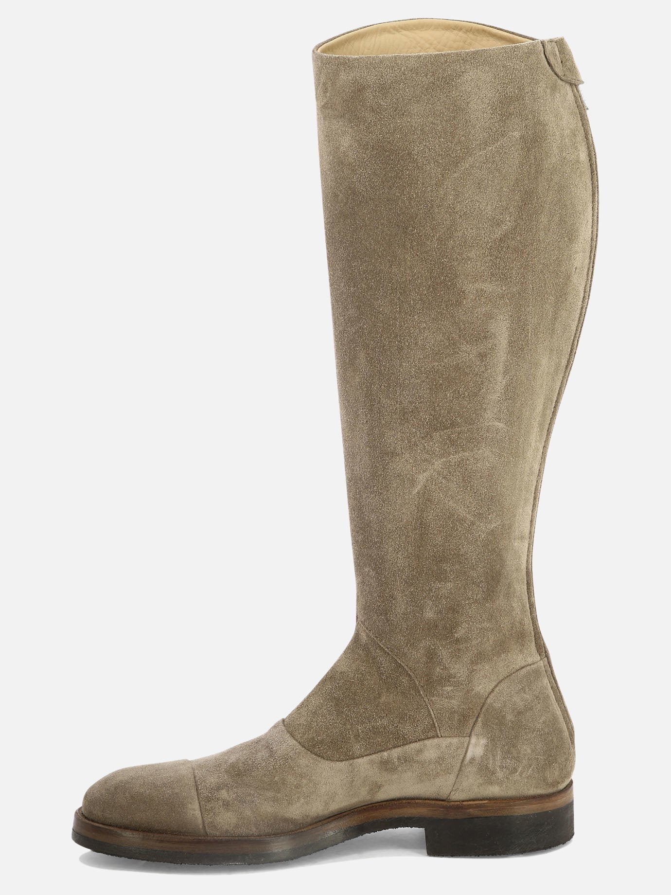 Knee-high 100% scamosciato - 100% gomma  Brown - Alberto Fasciani Women | PDP | VIETTI Online Store | thumbnail_3