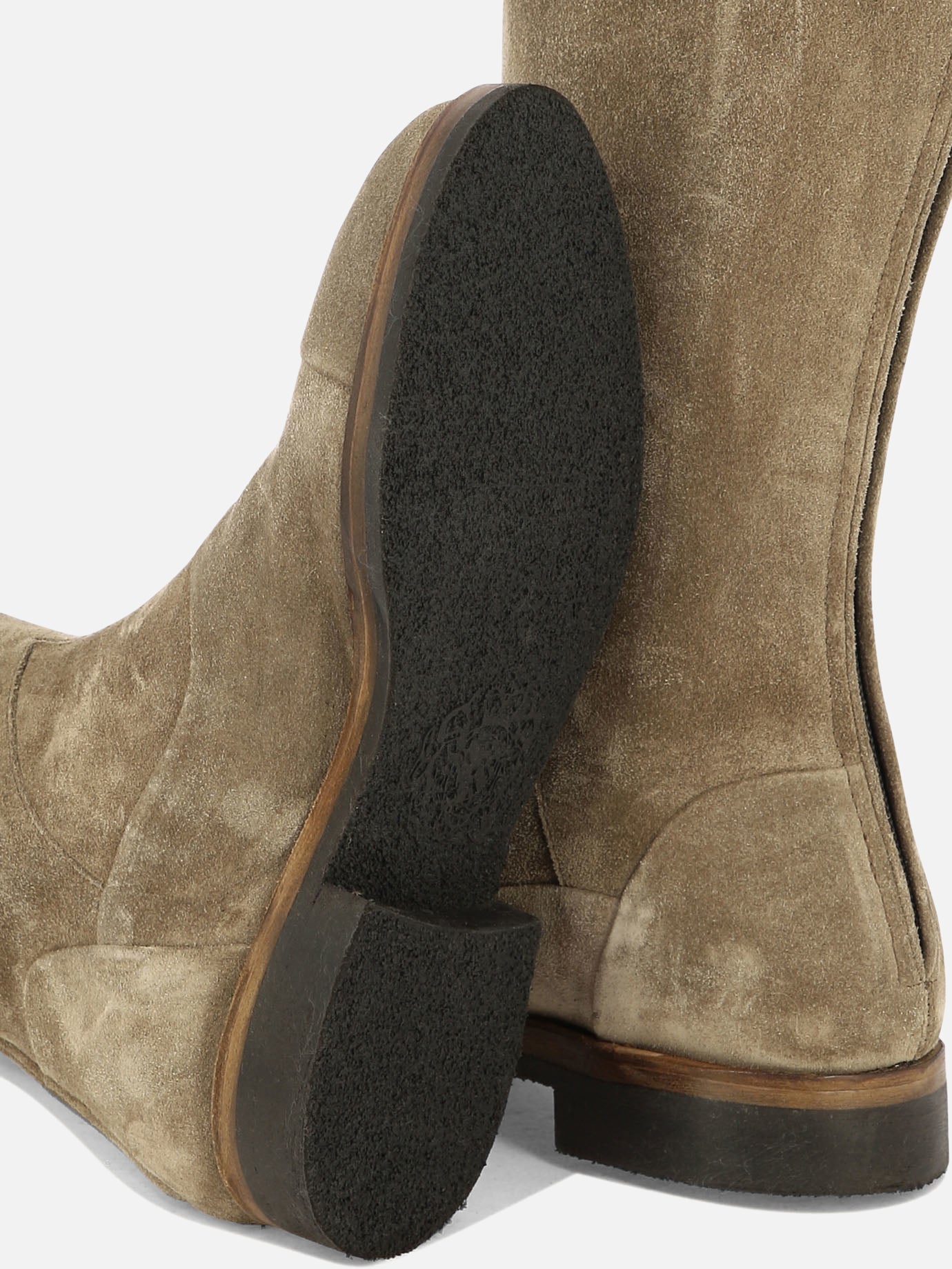 Knee-high 100% scamosciato - 100% gomma  Brown - Alberto Fasciani Women | PDP | VIETTI Online Store | thumbnail_5