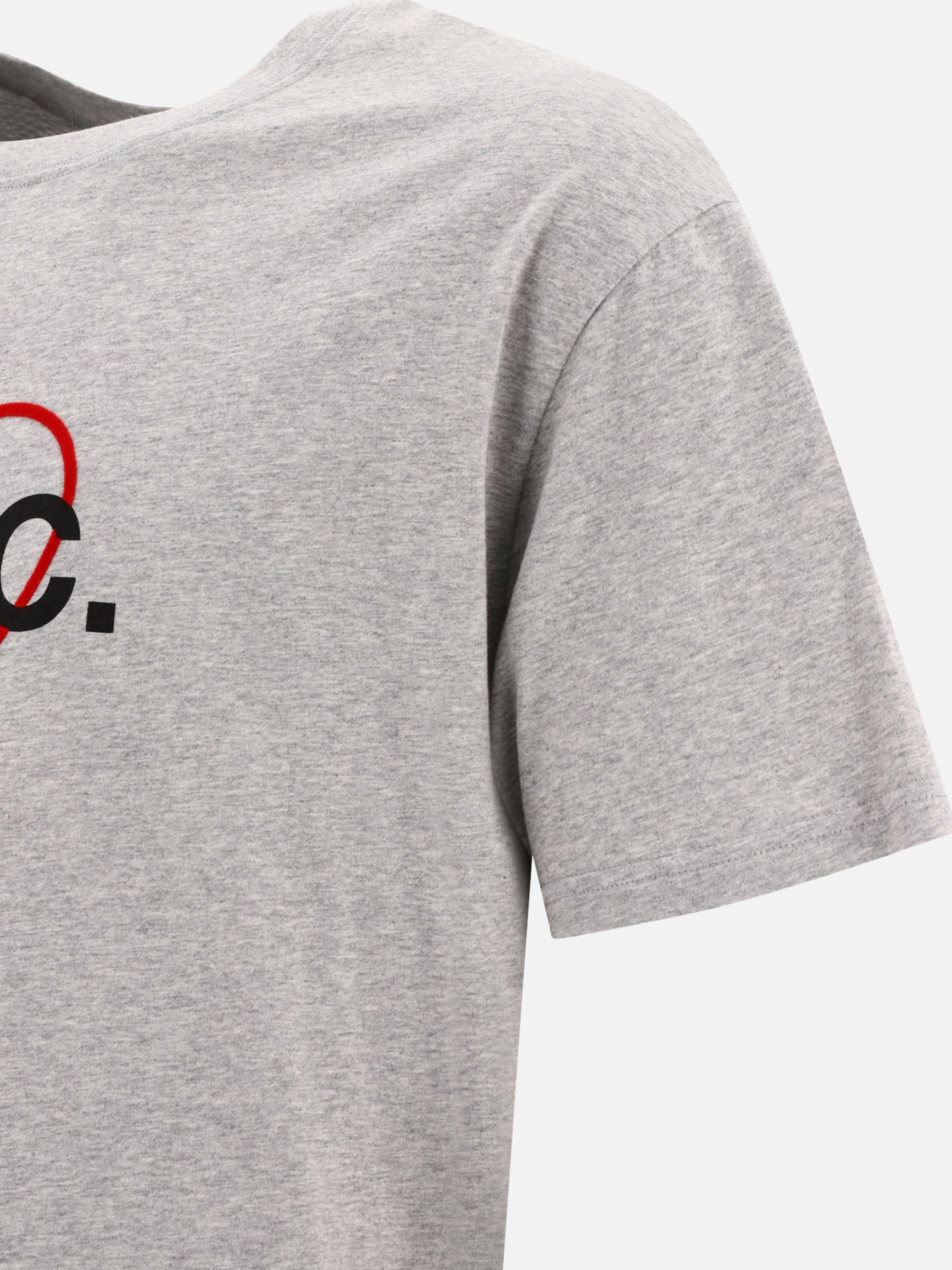 Crewneck t-shirts 100% cotone organico  Grey - A.P.C. Men | PDP | VIETTI Online Store | thumbnail_4