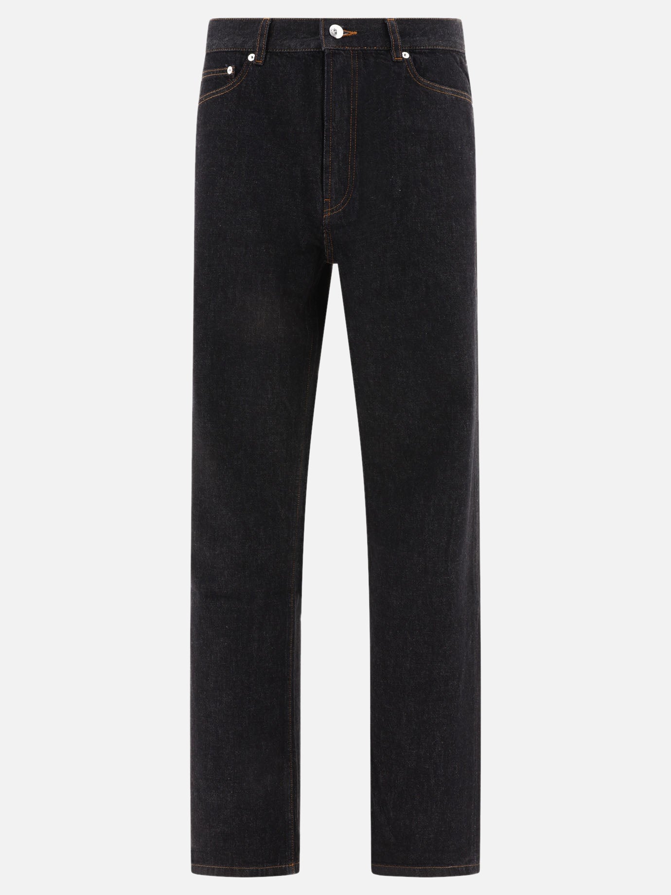 Straight-leg jeans 100% cotone organico  Black - A.P.C. Men | PDP | VIETTI Online Store | thumbnail
