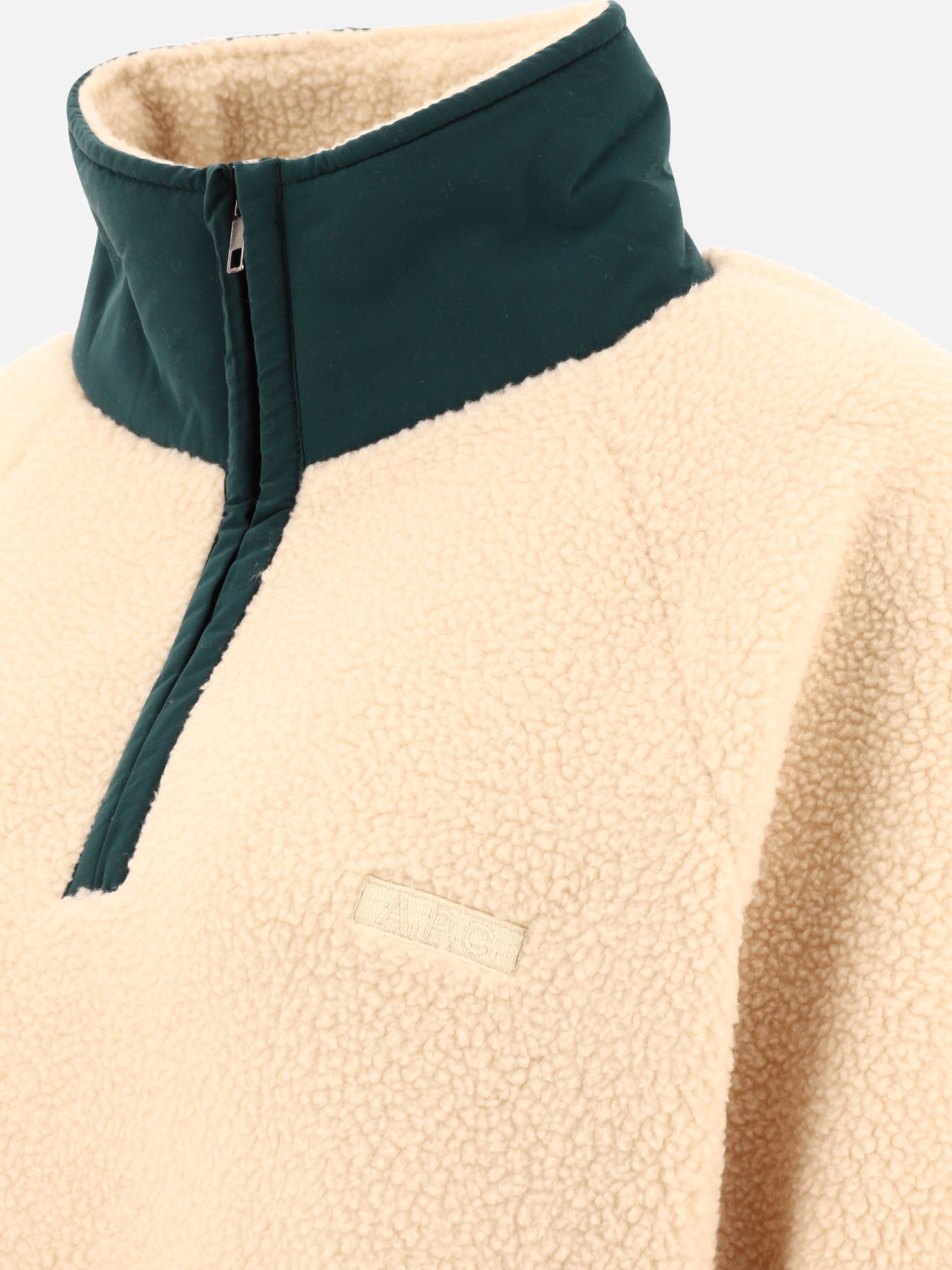 Half zip sweatshirts 100% poliestere  Beige - A.P.C. Women | PDP | VIETTI Online Store | Zoom-Modal_4
