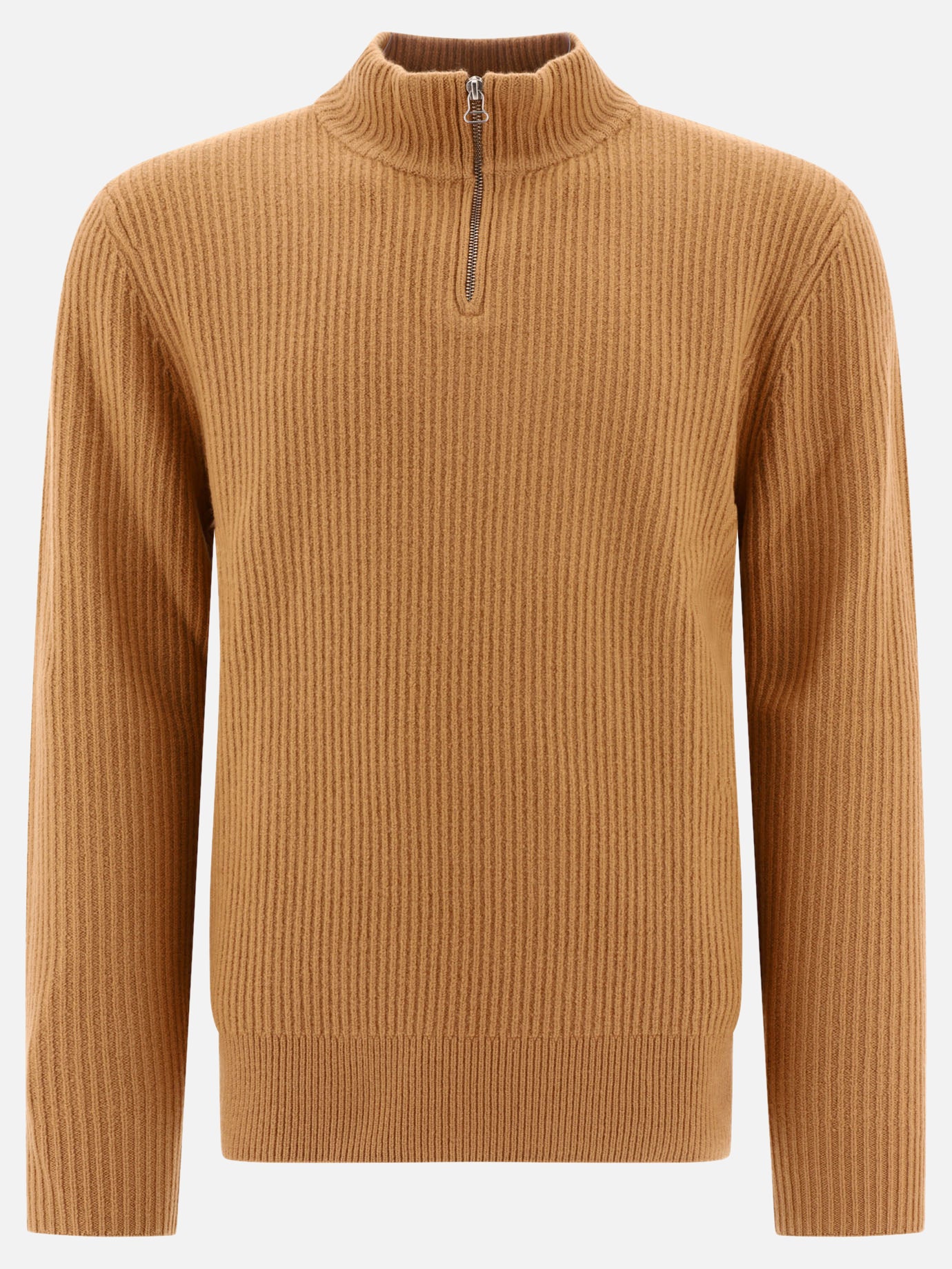 Half zip sweaters 100% lana merino  Beige - A.P.C. Men | PDP | VIETTI Online Store | Zoom-Modal
