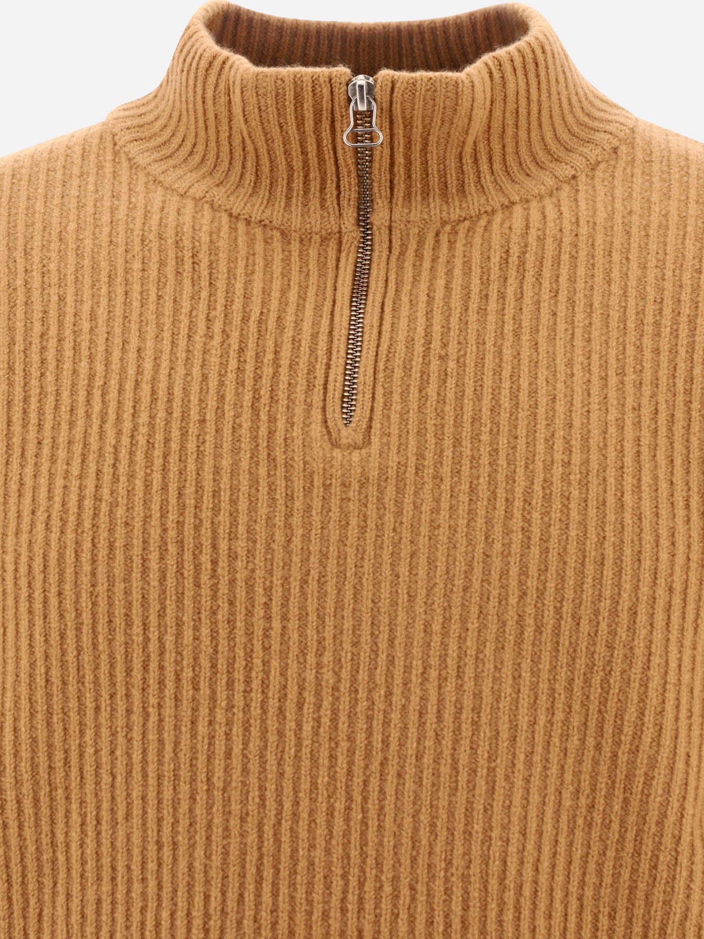 Half zip sweaters 100% lana merino  Beige - A.P.C. Men | PDP | VIETTI Online Store | Zoom-Modal_3
