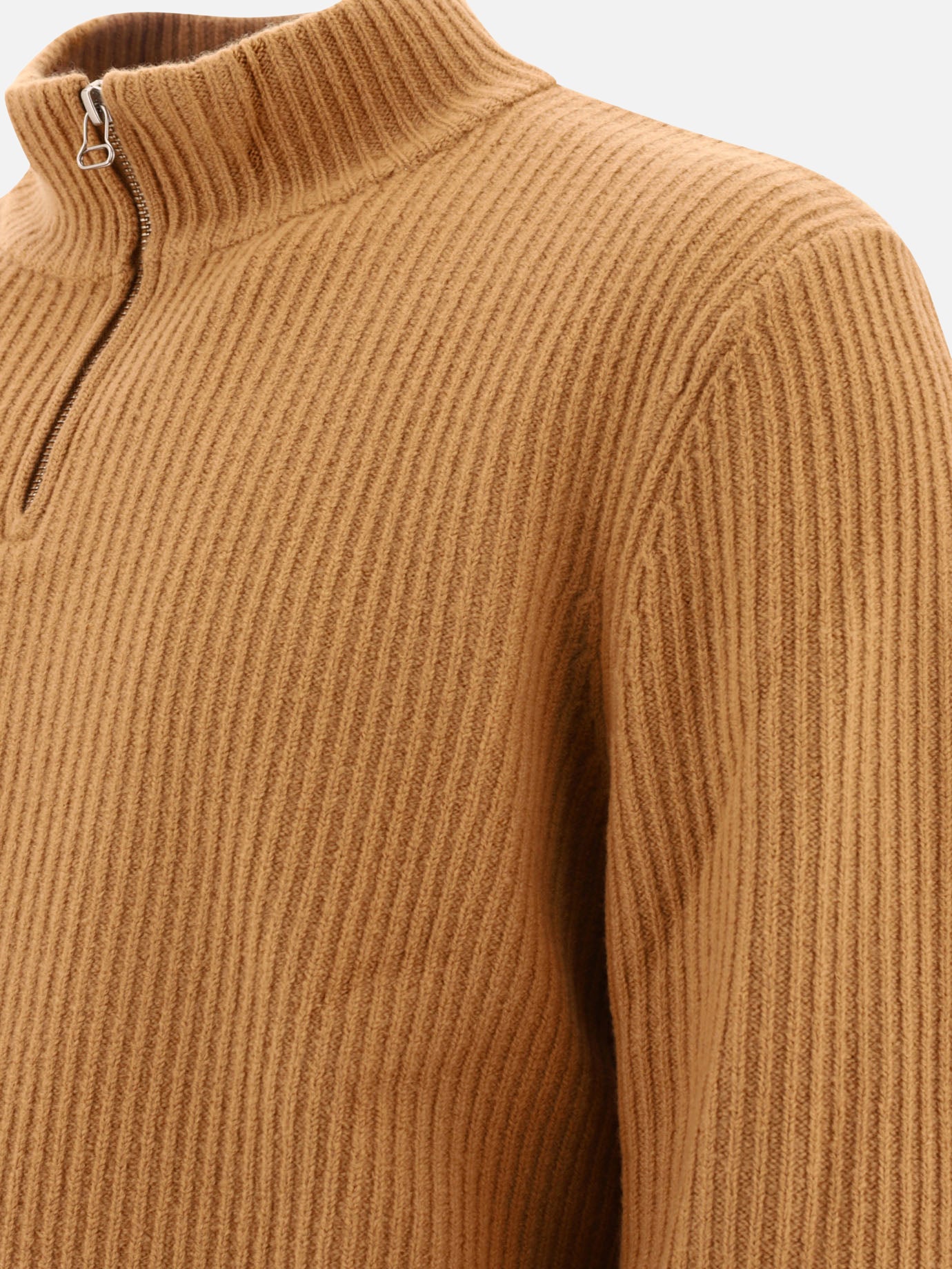 Half zip sweaters 100% lana merino  Beige - A.P.C. Men | PDP | VIETTI Online Store | thumbnail_4