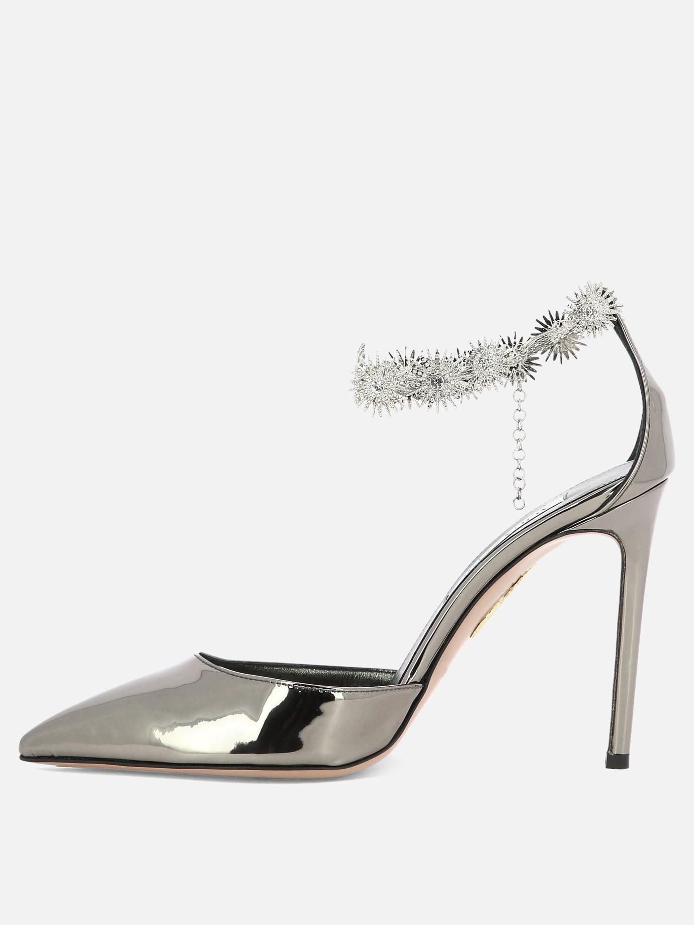 Pumps 100% synthetic leather - 100% leather  Silver - Aquazzura Women | PDP | VIETTI Online Store | thumbnail_3