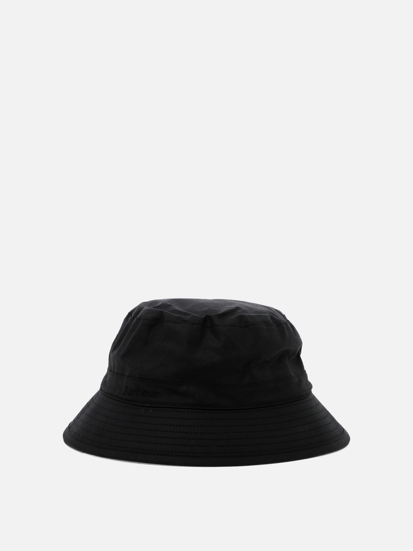 Bucket hats 100% cotone cerato  Black - Barbour Men | PDP | VIETTI Online Store | Zoom-Modal
