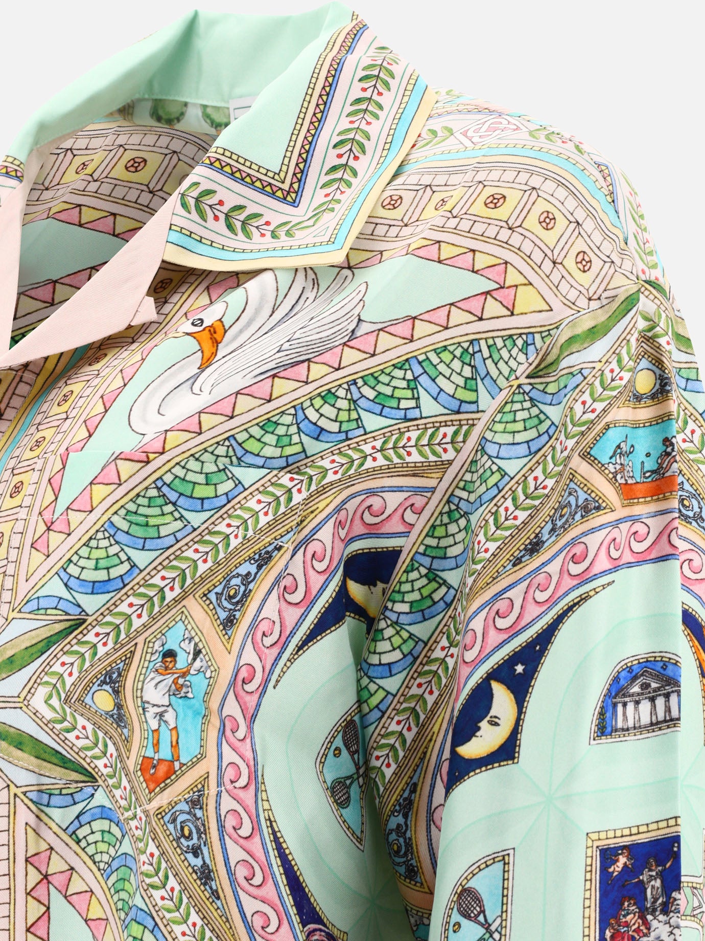 Casual shirts 100% seta  Green - Casablanca Women | PDP | VIETTI Online Store | Zoom-Modal_4
