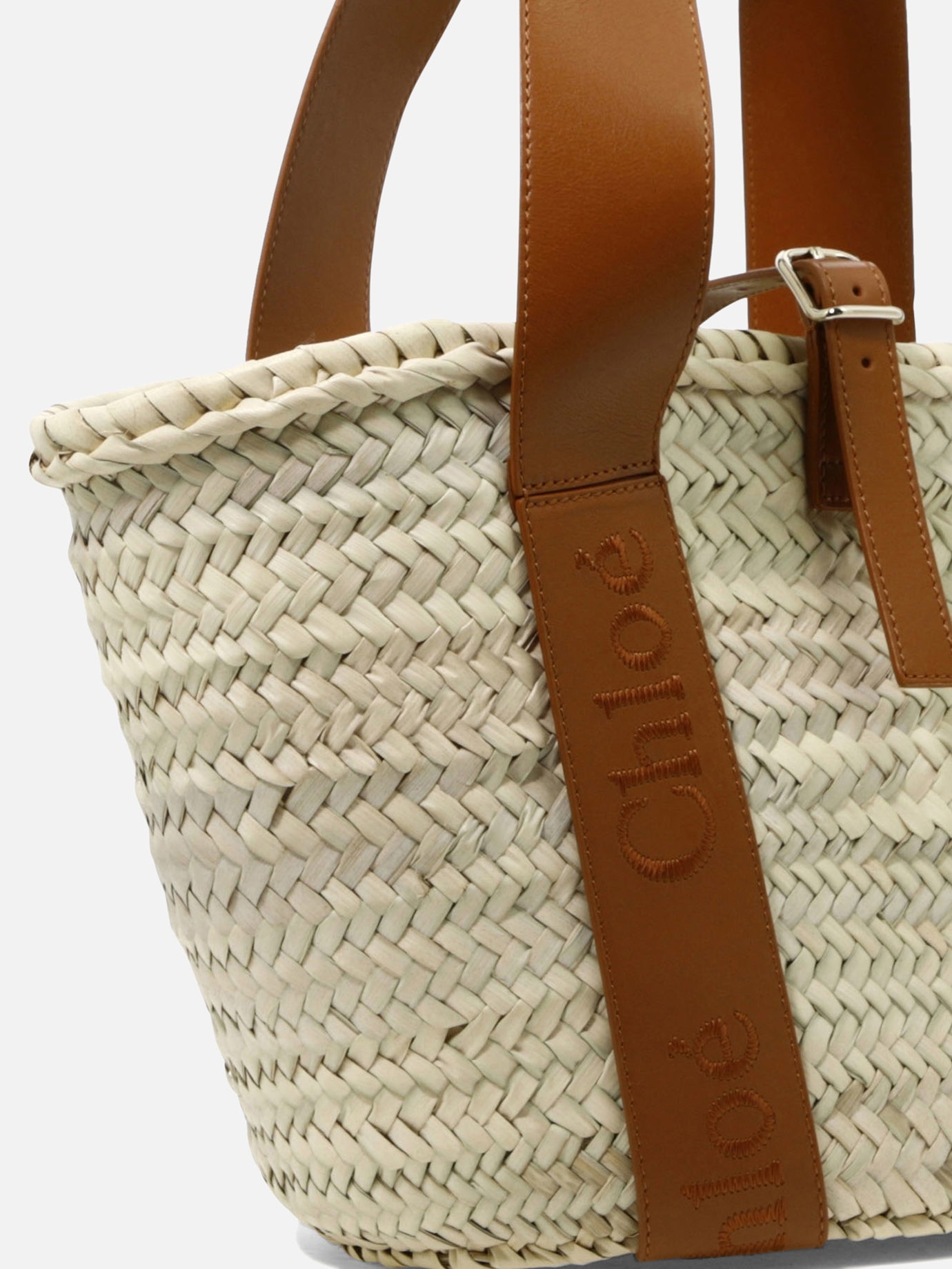 Large bags 80% foglie di palma 20% pelle di vitello  Brown - Chloé Women | PDP | VIETTI Online Store | thumbnail_4