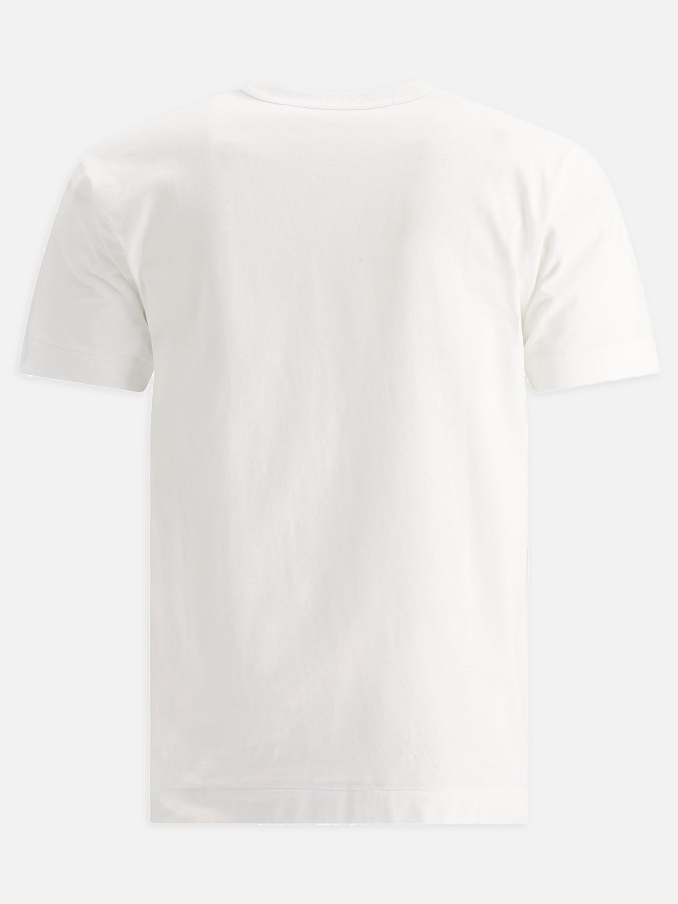 Crewneck t-shirts 100% cotton  White - Comme Des Garçons Play Men | PDP | VIETTI Online Store | Zoom-Modal_2
